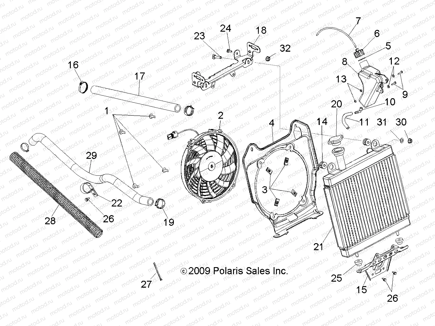 ENGINE | ENGINE, COOLING SYSTEM - A11NG50AA (49ATVCOOL10SCRAM)
