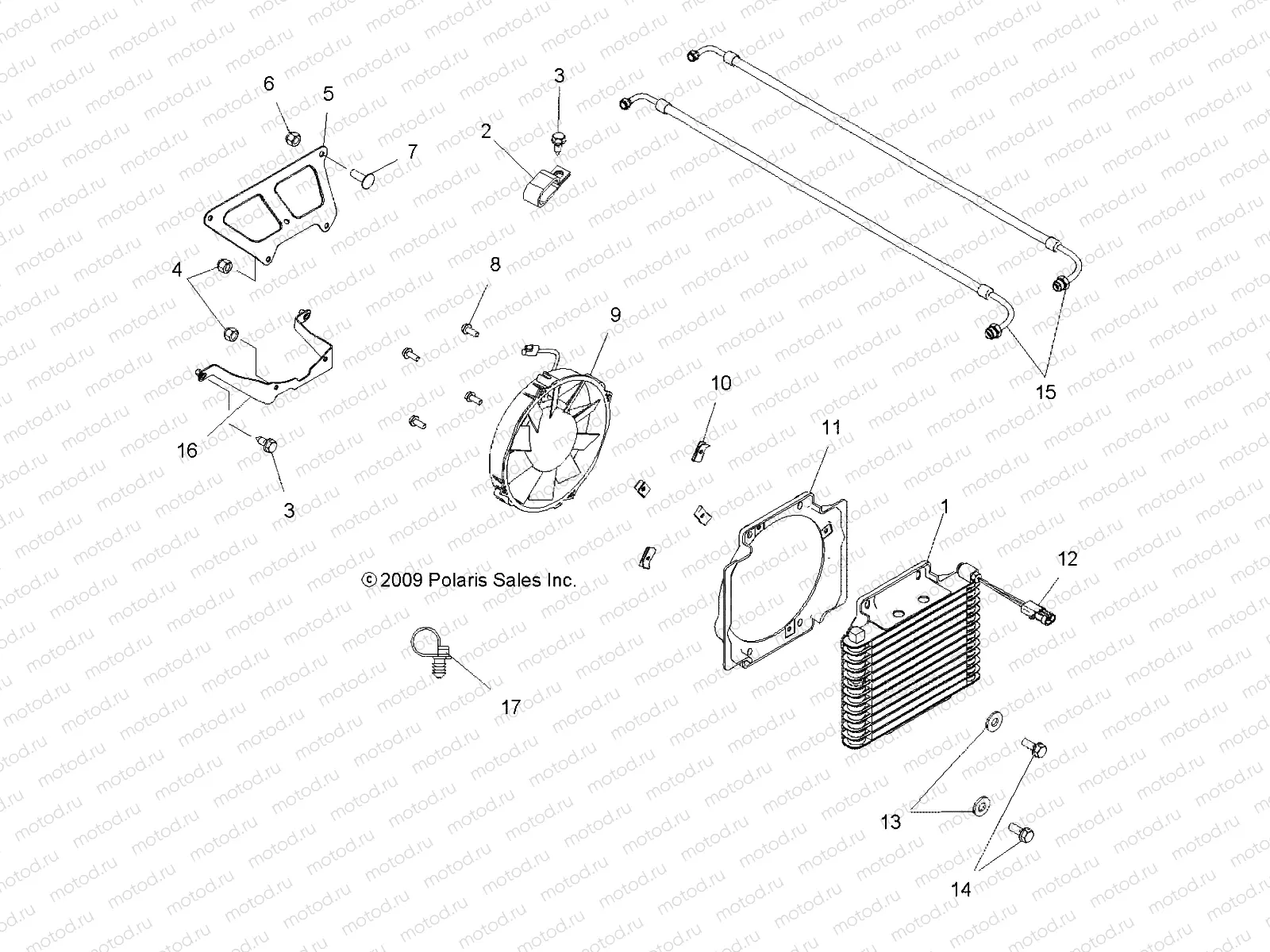 ENGINE | ENGINE, COOLING SYSTEM - A13EA32FA (49ATVCOOL10BOSS)