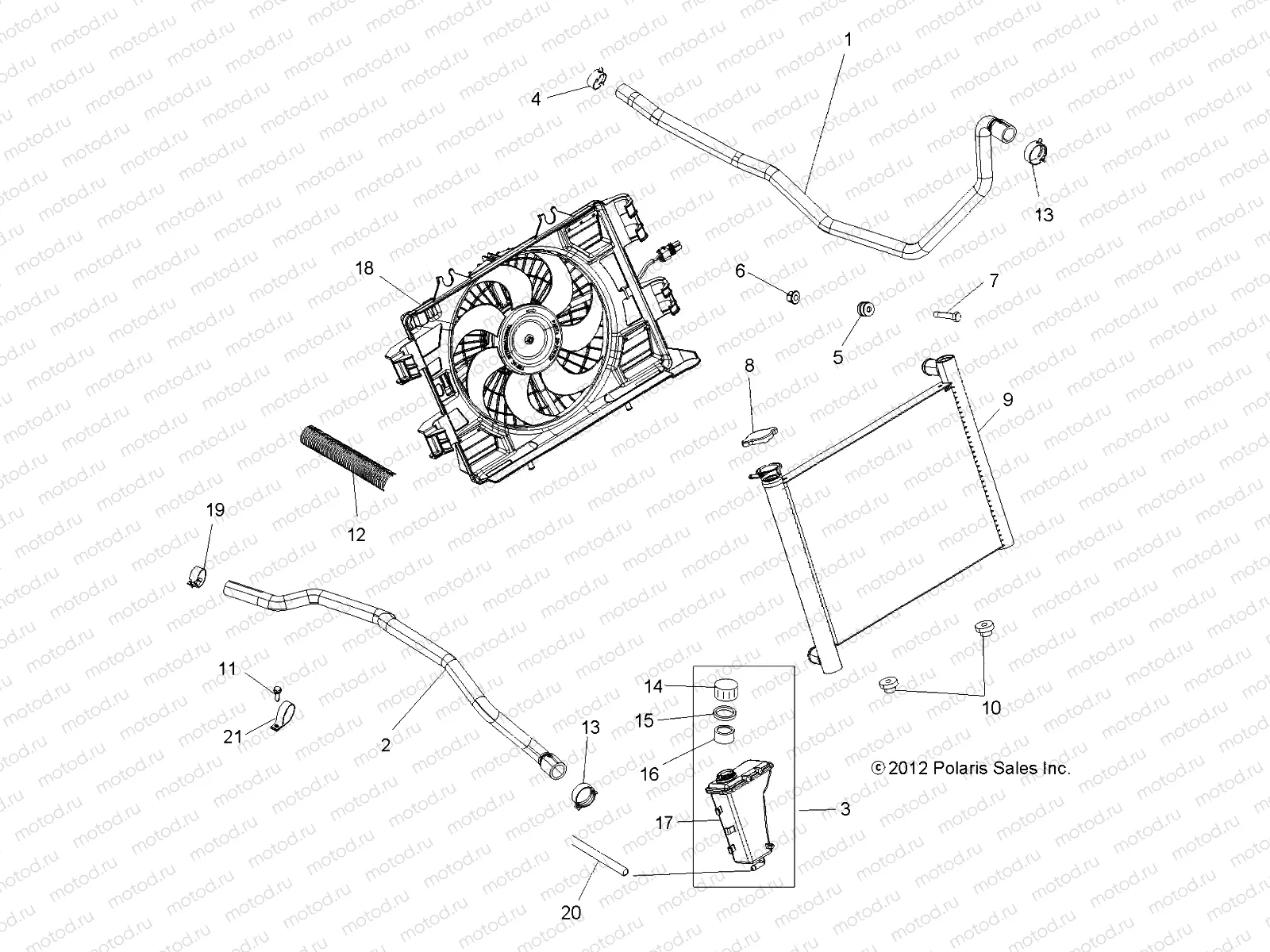 ENGINE | ENGINE, COOLING SYSTEM - A13ZN5EAD/K/L/T (49ATVCOOL13SP550)