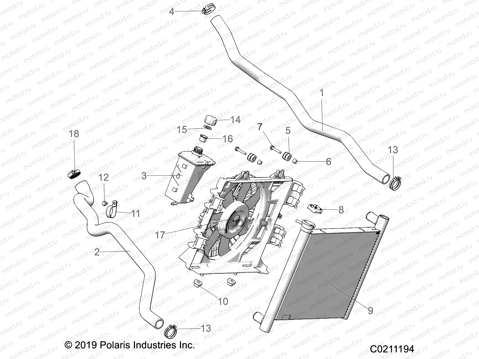 ENGINE | ENGINE, COOLING SYSTEM - A21SXA85A1/A7/CA1/CA7 (C0211194)