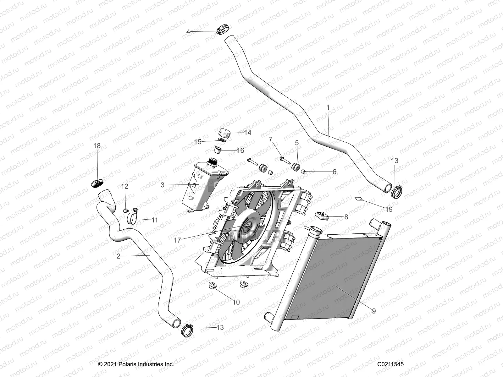 ENGINE | ENGINE, COOLING SYSTEM - A22SVE95KK (C0211194)
