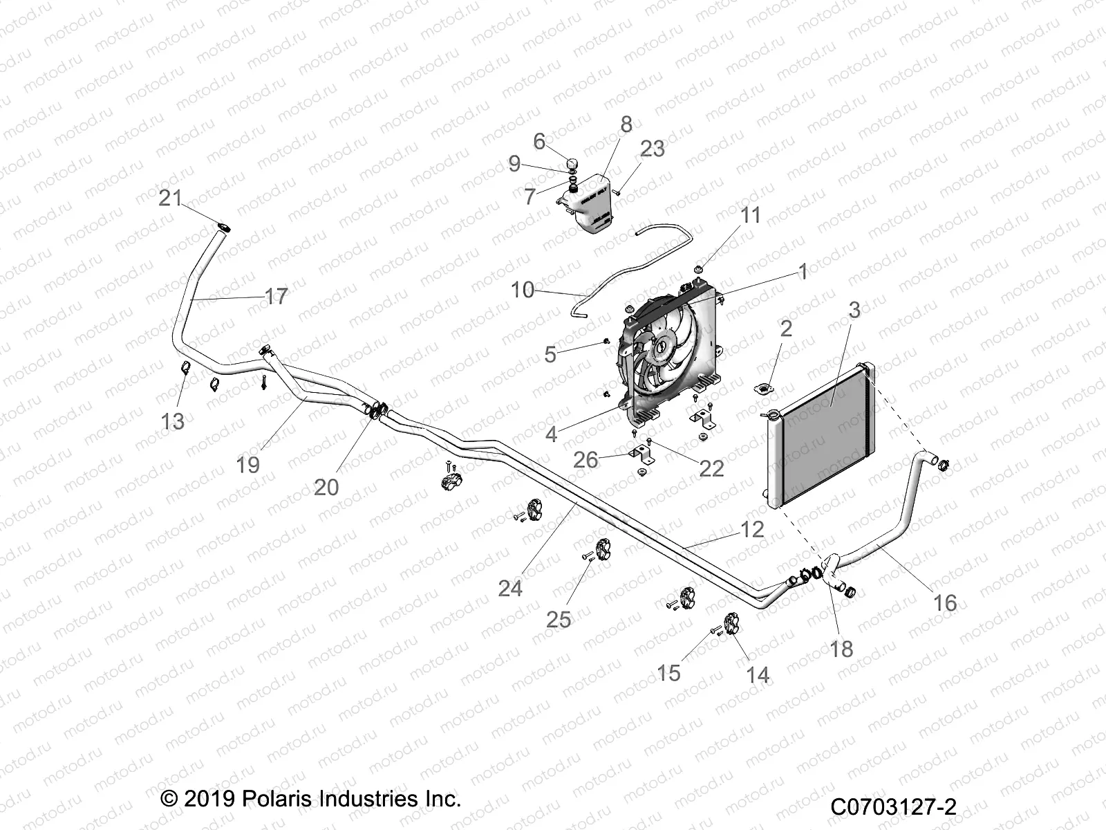 ENGINE | ENGINE, COOLING SYSTEM - D21BEP99A4/B4/GP99A4 (C0703127-2)