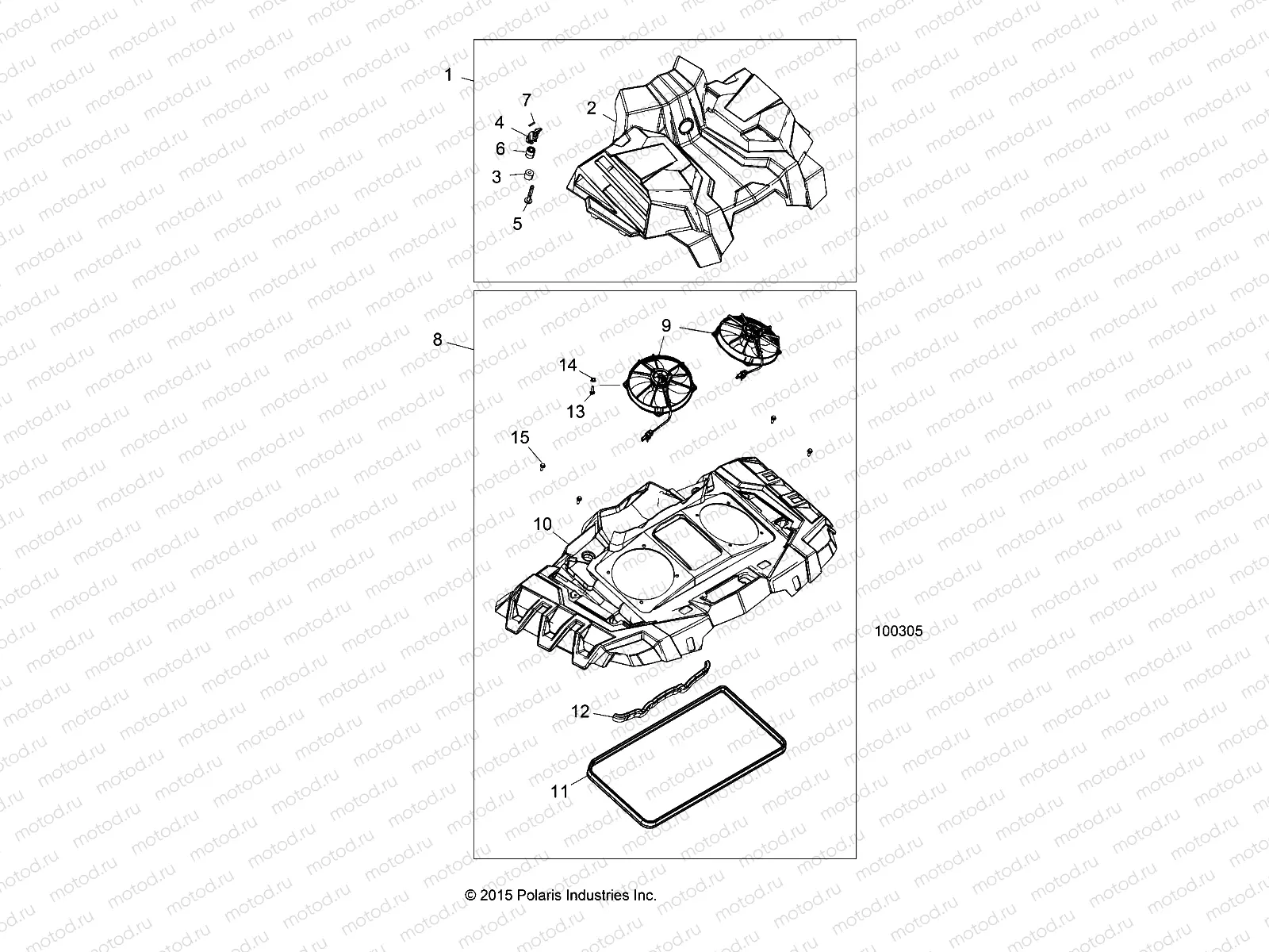 ENGINE | ENGINE, COOLING SYSTEM, FANS AND SHROUDS - A16SXN85A3
