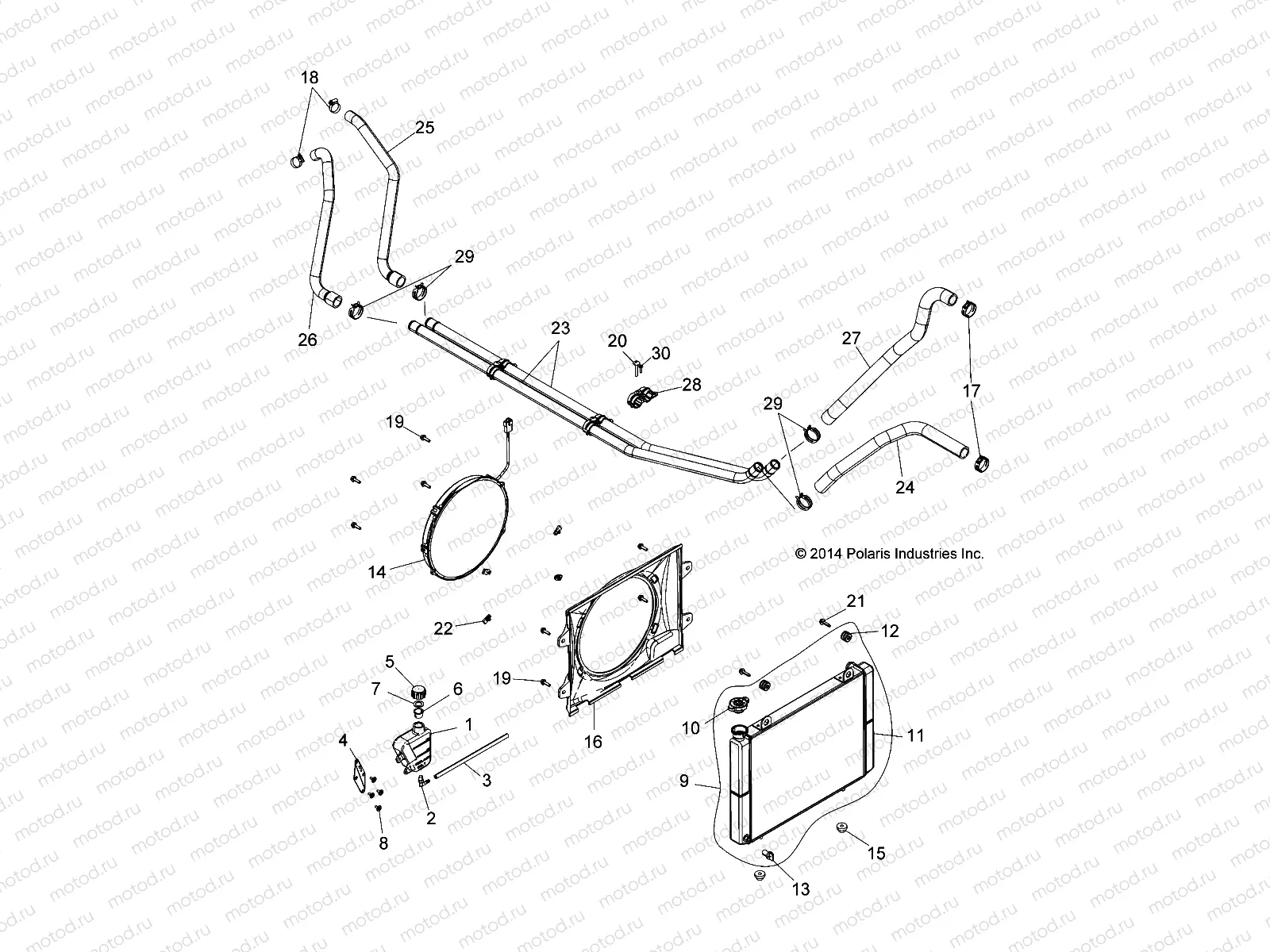 ENGINE | ENGINE, COOLING SYSTEM - L15U2NAGFA/MA (49LEVCOOL15M)