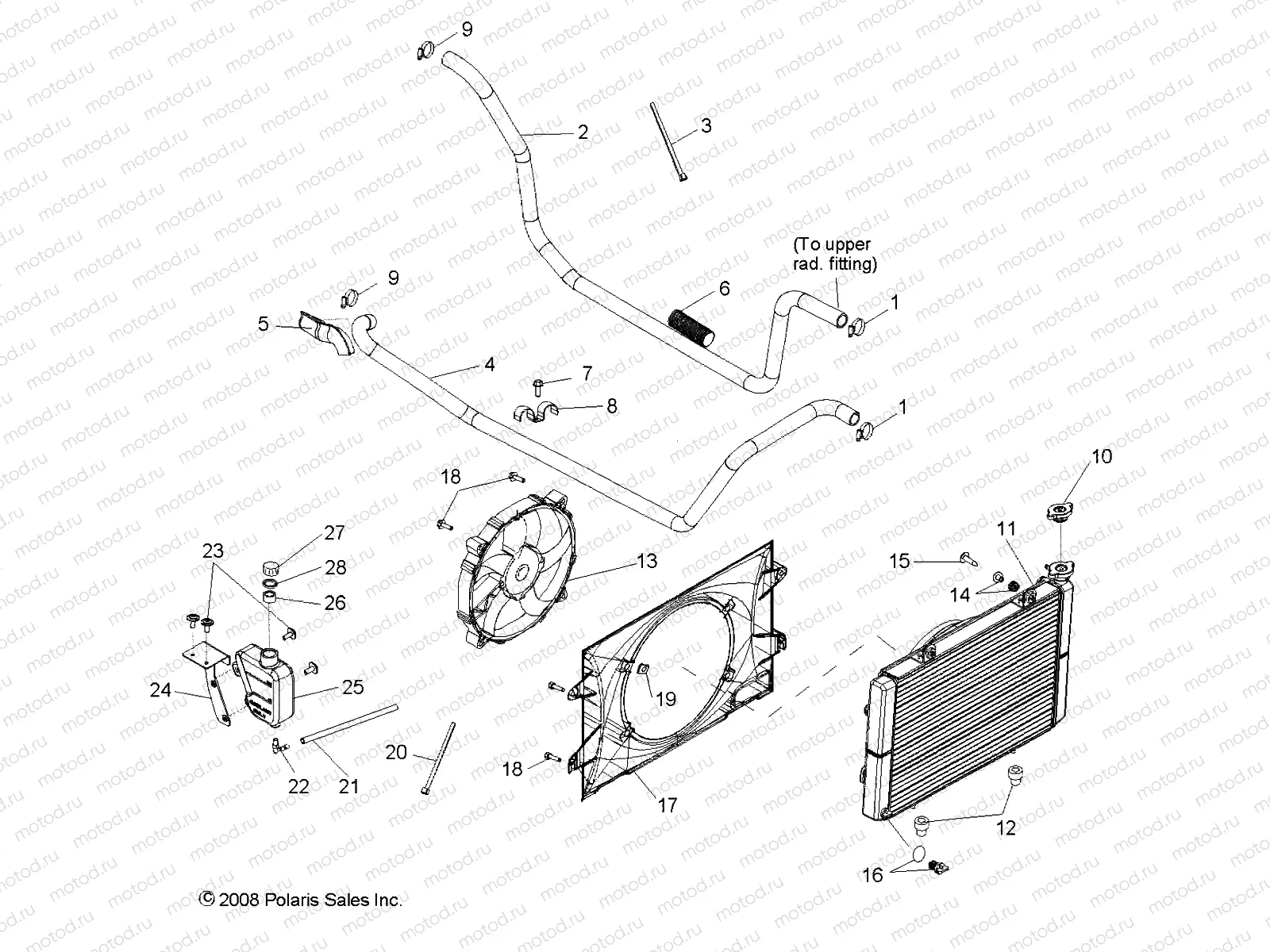 ENGINE | ENGINE, COOLING SYSTEM - R09HH50AG/AR (49RGRCOOL095004X4)