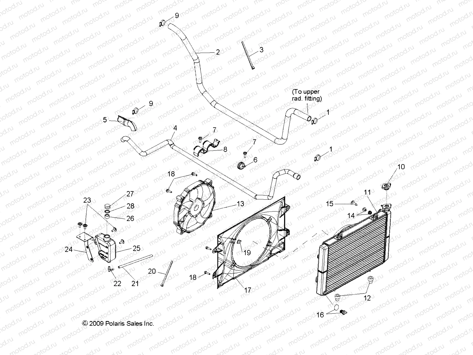 ENGINE | ENGINE, COOLING SYSTEM - R10TH50AG/AR (49RGRCOOL105004X4)