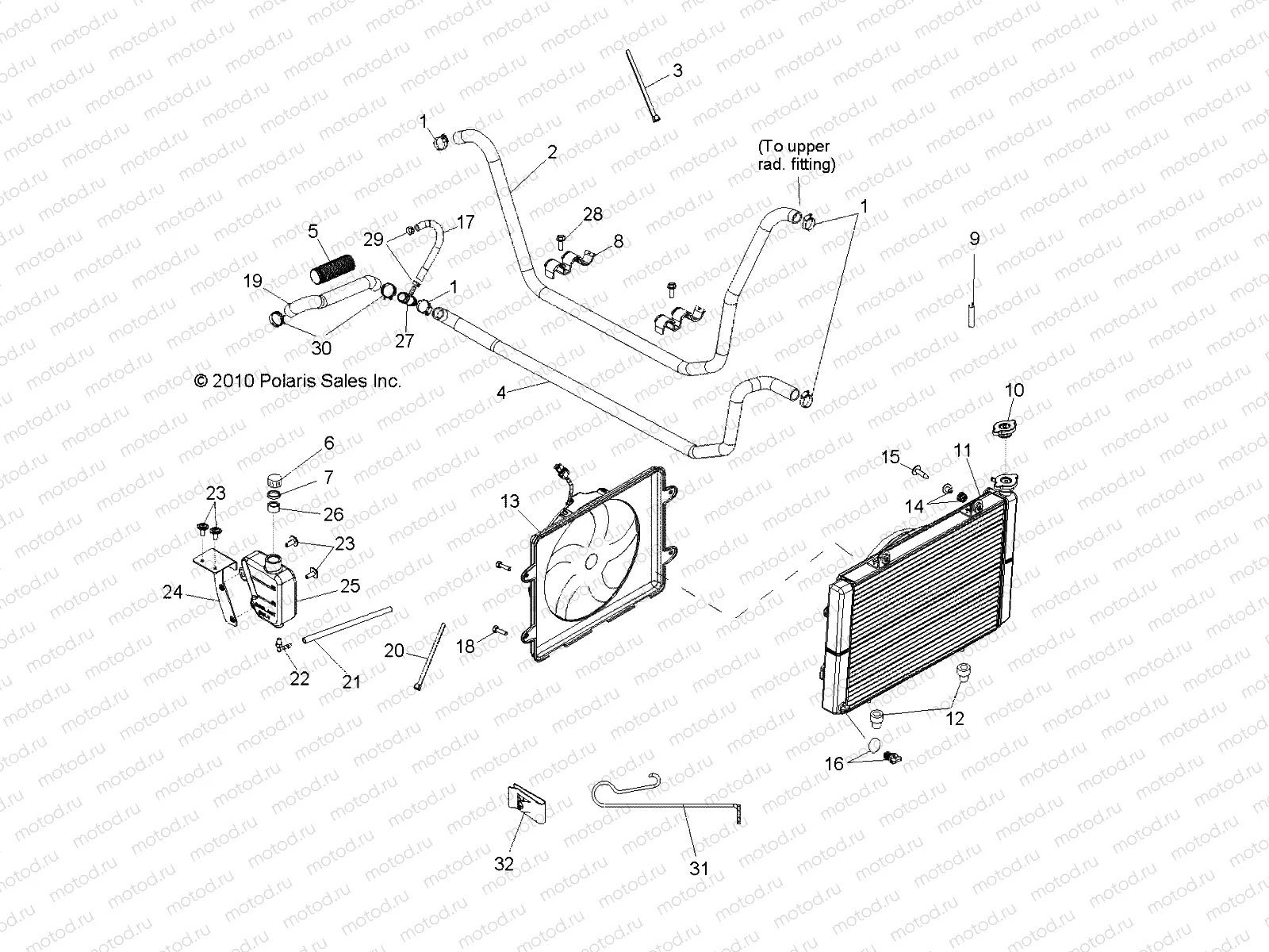 ENGINE | ENGINE, COOLING SYSTEM - R11HR76AG/AR (49RGRCOOL116X6)