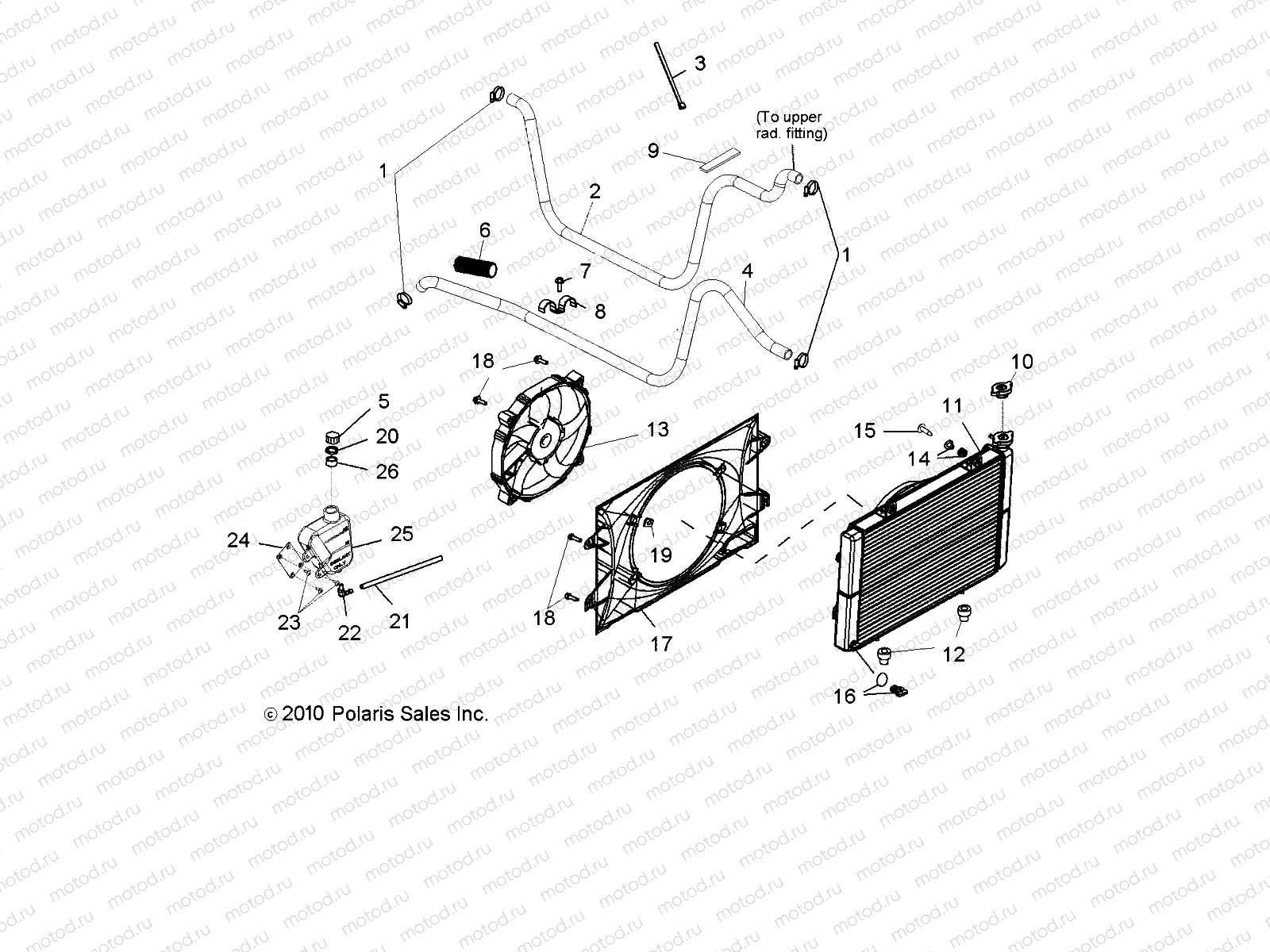 ENGINE | ENGINE, COOLING SYSTEM - R11RH50AG/AH/AR (49RGRCOOL10400)