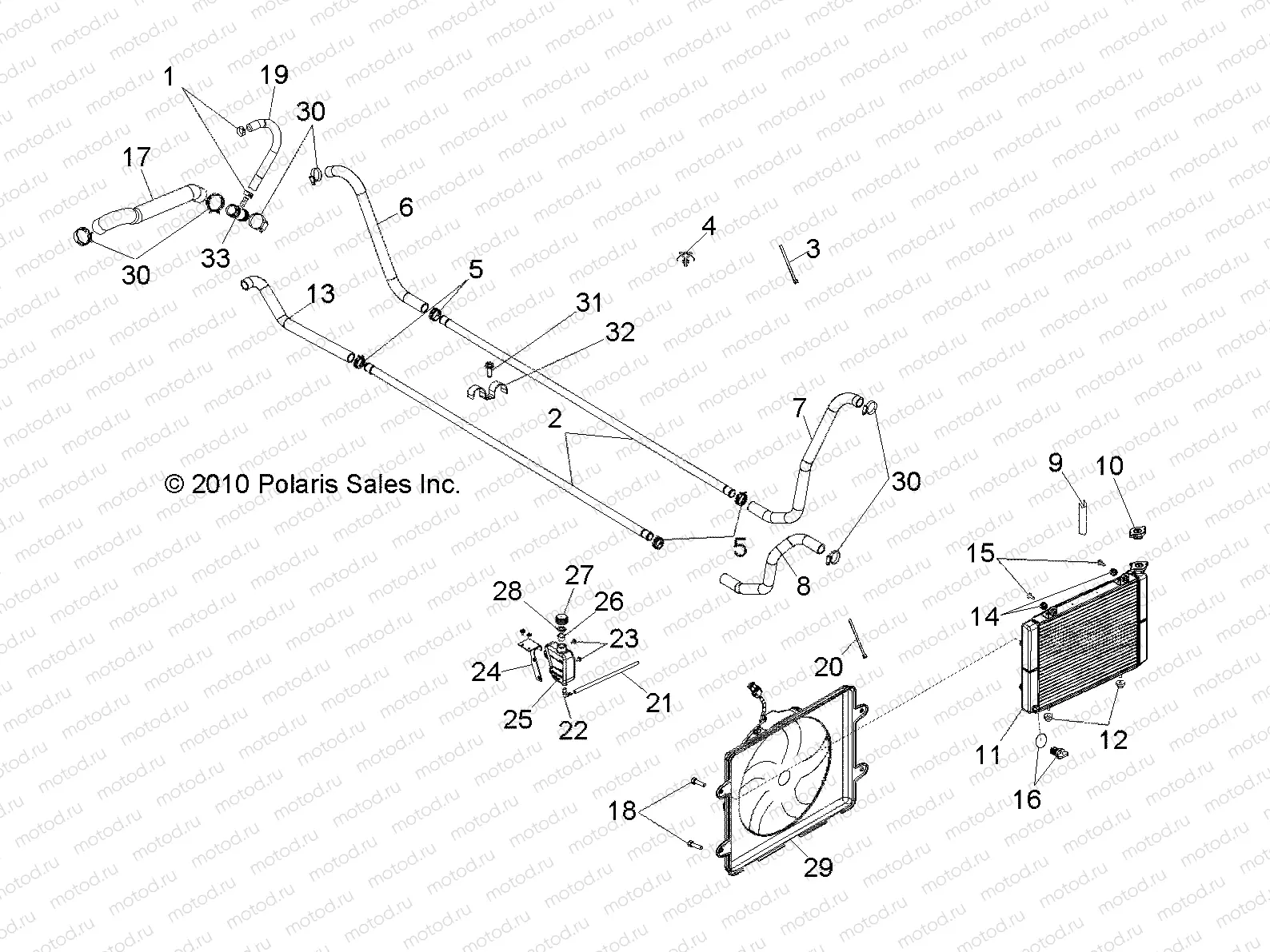 ENGINE | ENGINE, COOLING SYSTEM - R11WH76AG/AR/WY76AE/AH/AJ (49RGRCOOL11800CREW)