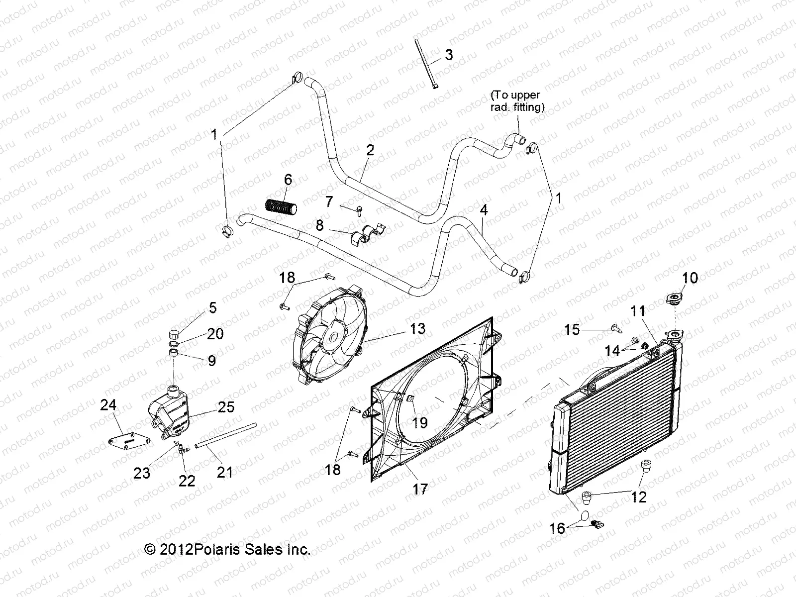 ENGINE | ENGINE, COOLING SYSTEM - R13WH50AG/AH/AR/AX (49RGRCOOL13500CREW)