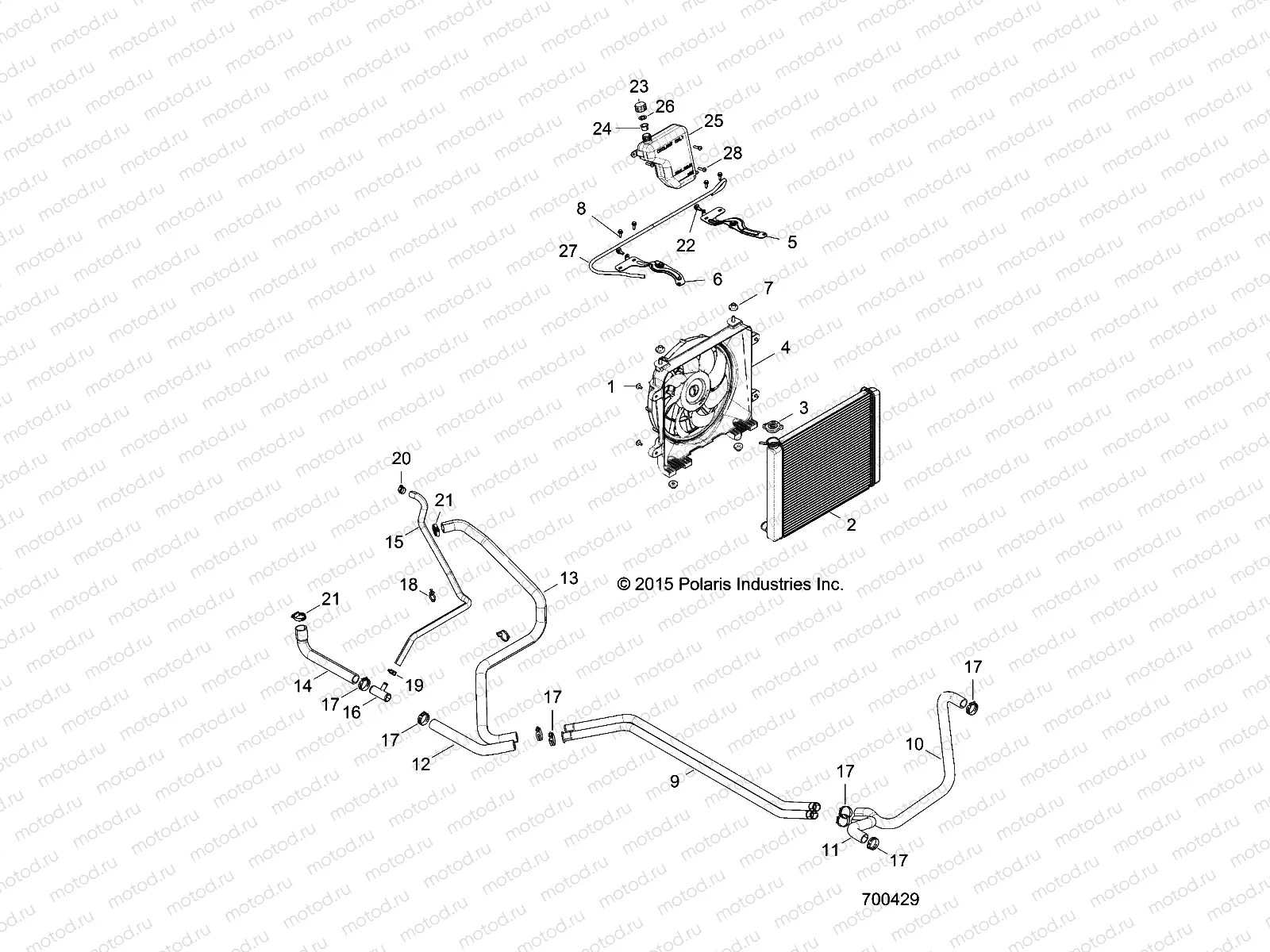 ENGINE | ENGINE, COOLING SYSTEM - R16RTA57A1/A4/A9/B1/B4/B9/EAP/EBP (700429)