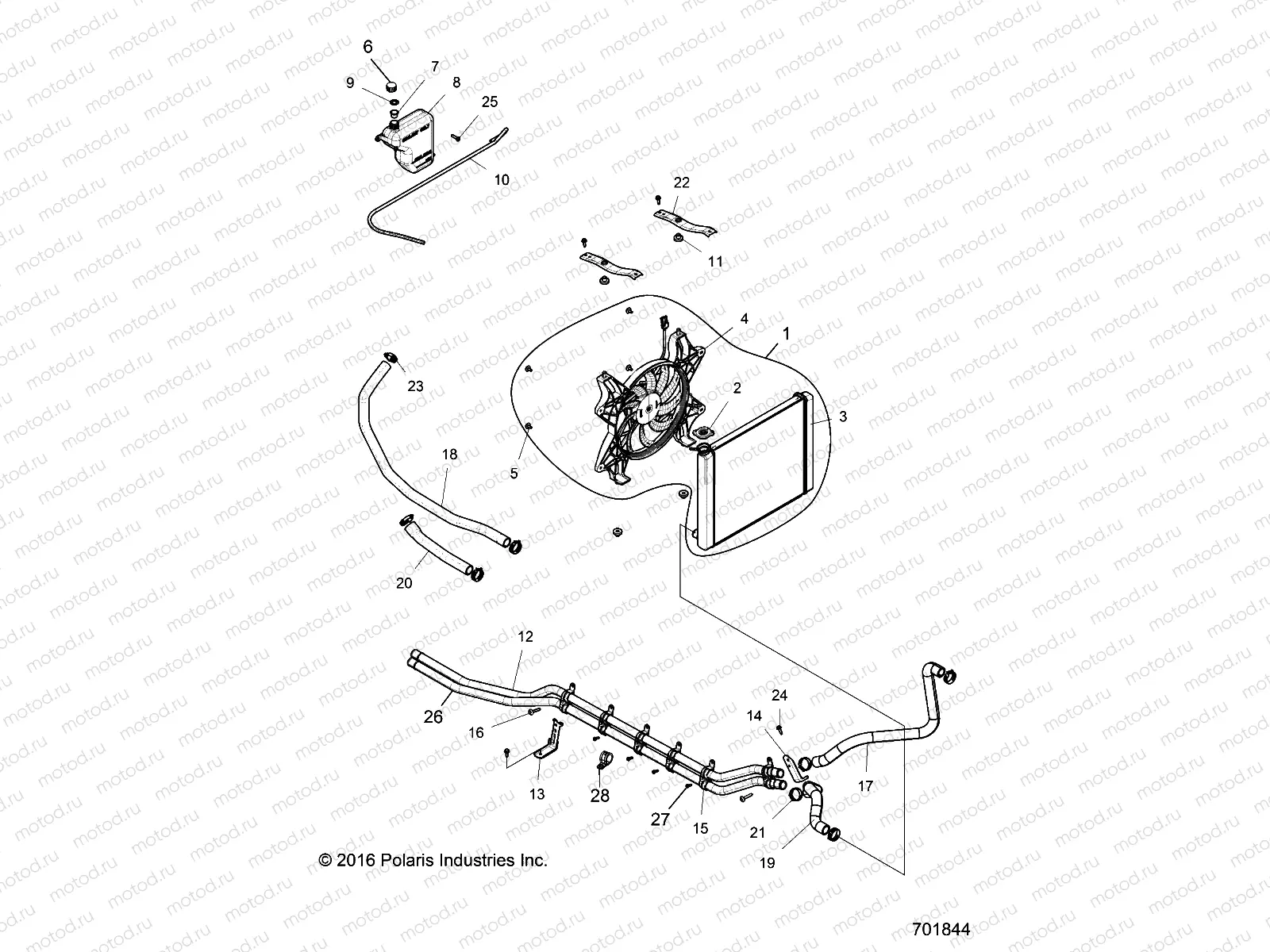 ENGINE | ENGINE, COOLING SYSTEM - R19RHE99AD/BD/LD/KAK/BK (701844)