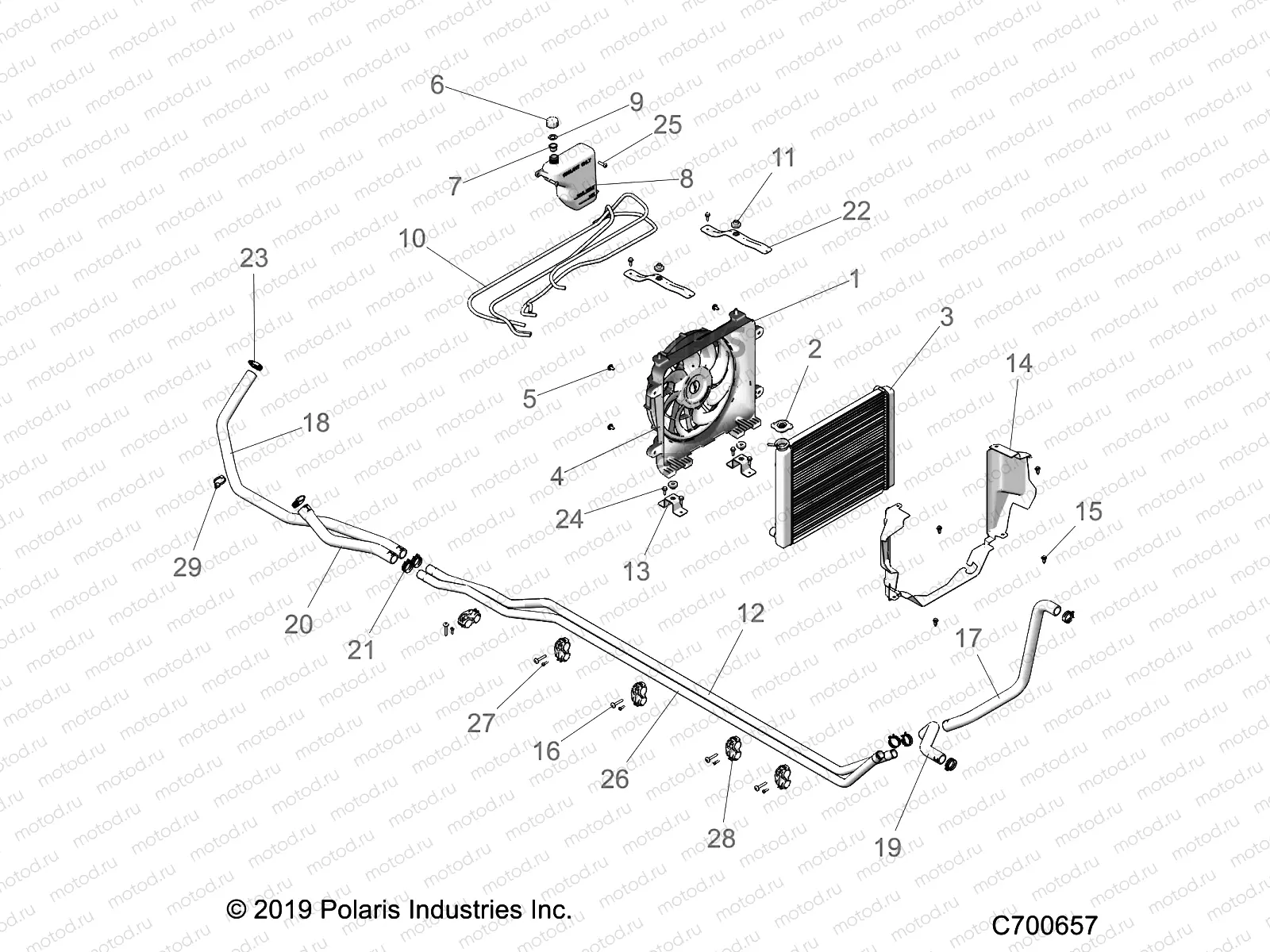 ENGINE | ENGINE, COOLING SYSTEM - R20RSE99AA/AP/AX/NP (C700657)