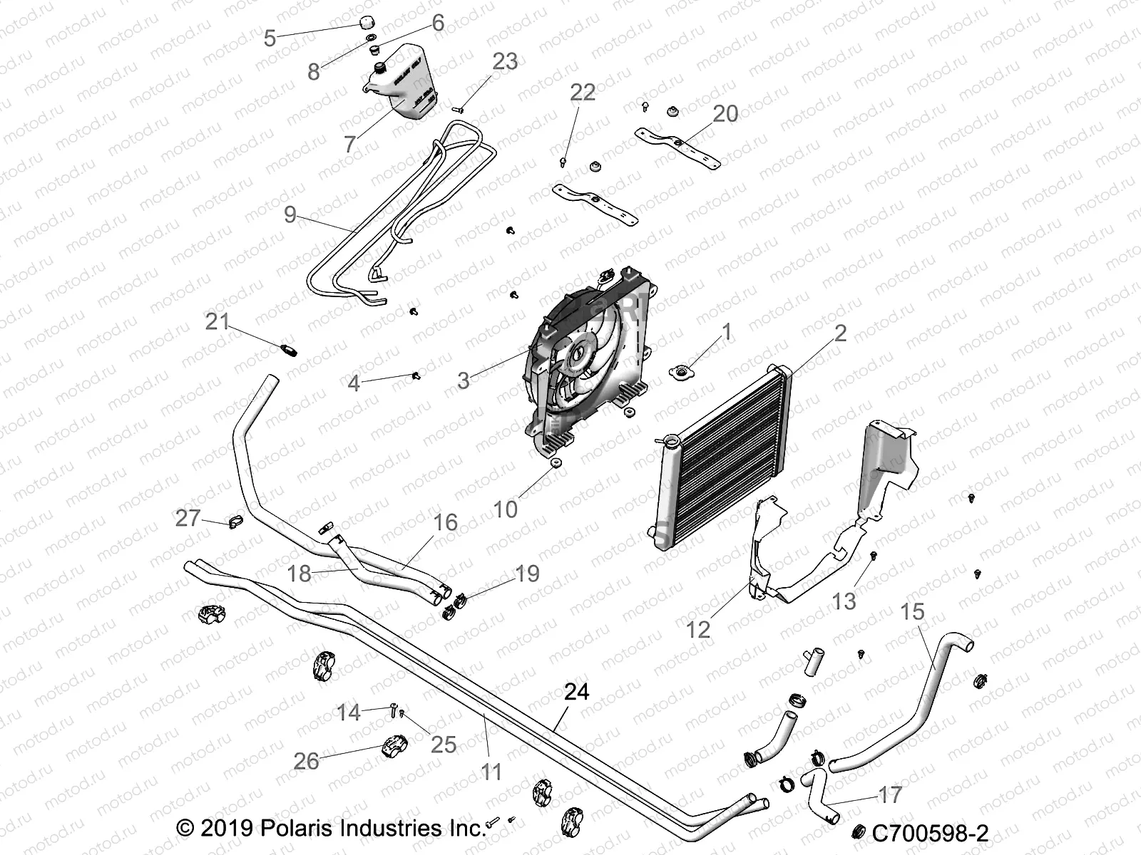 ENGINE | ENGINE, COOLING SYSTEM - R20T6A99A1/B1/E99A9/AM/AS/B9/BM/BS (C700598-2)