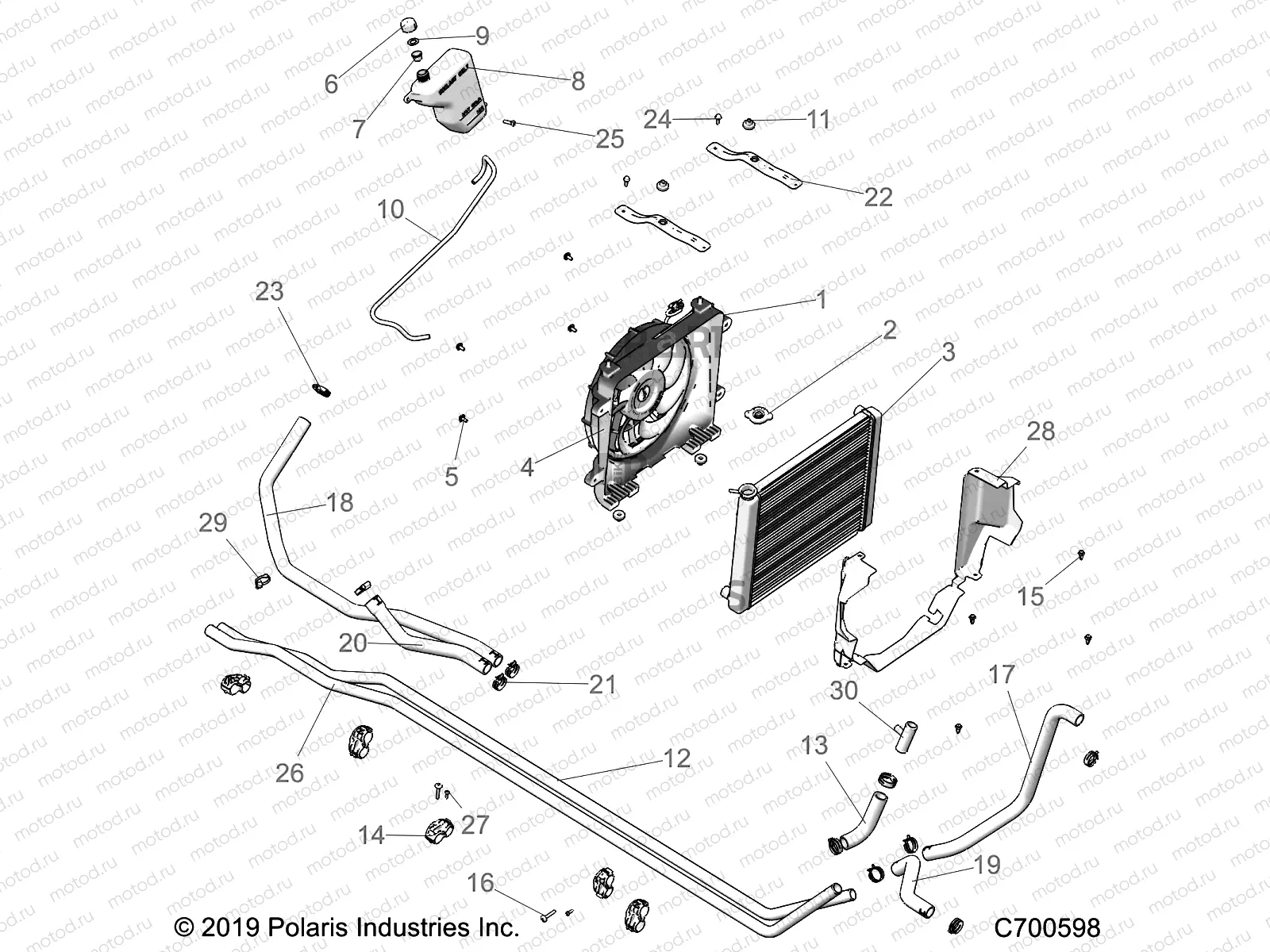 ENGINE | ENGINE, COOLING SYSTEM - R20T6U99AM/AS/BM/BS (C700598)