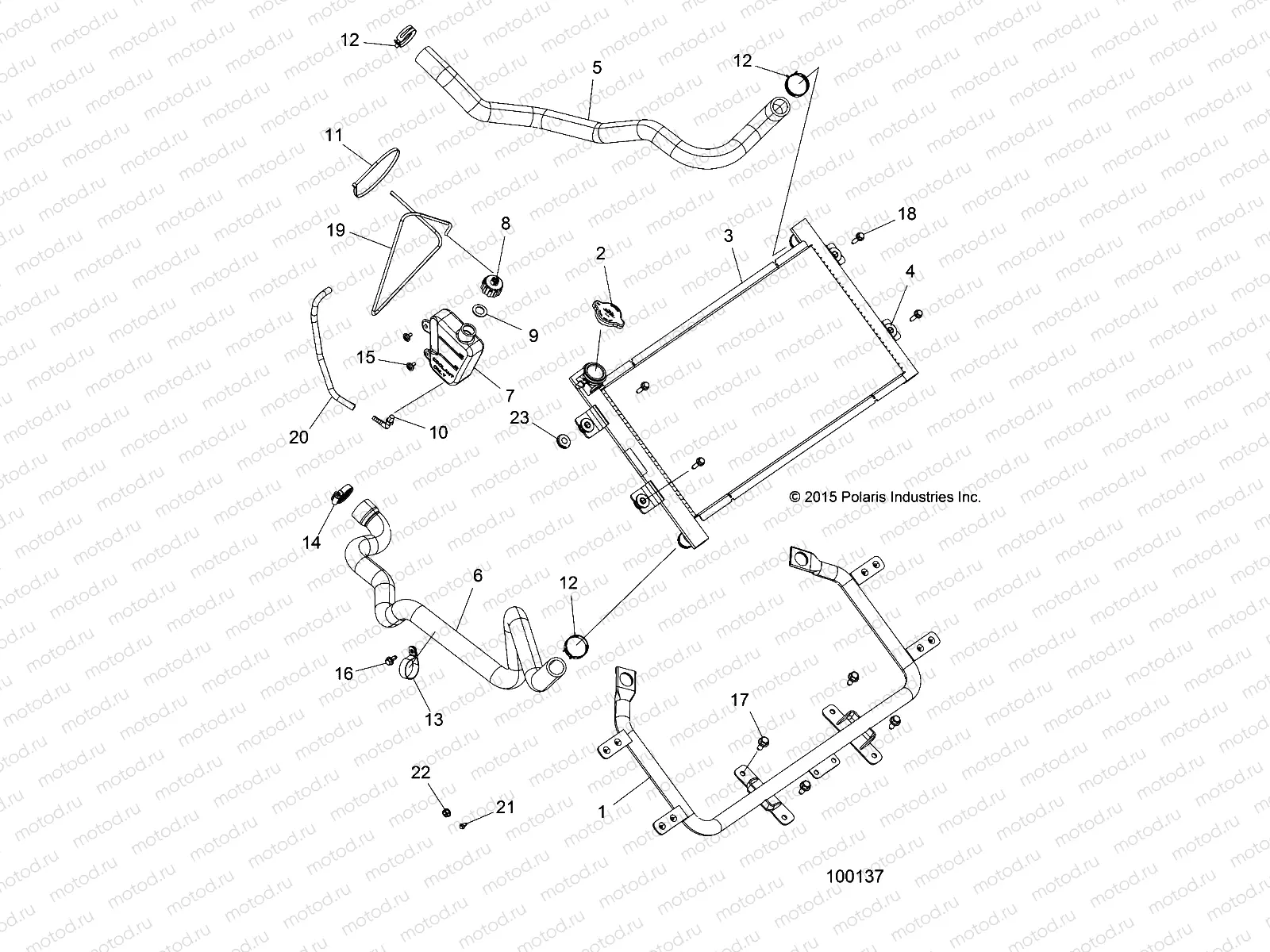 ENGINE | ENGINE, COOLING SYSTEM, RADIATOR - A16SXM95AL