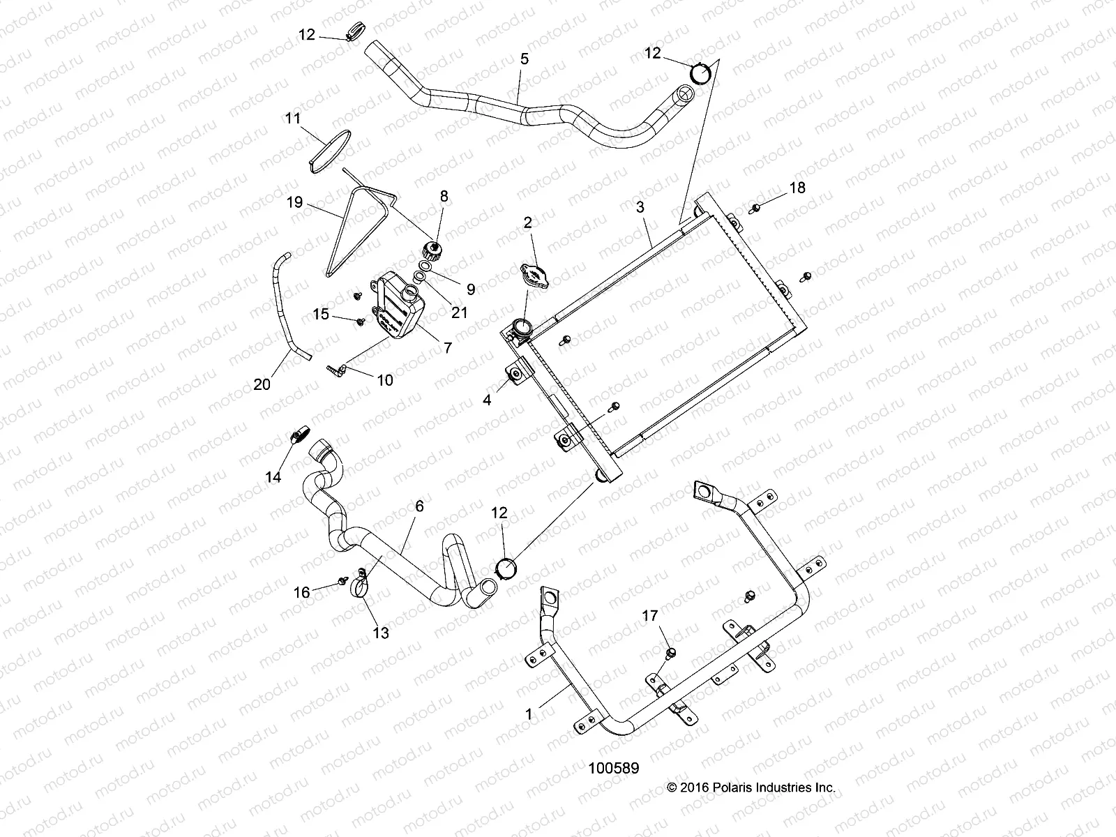 ENGINE | ENGINE, COOLING SYSTEM, RADIATOR - A18SXN85A8