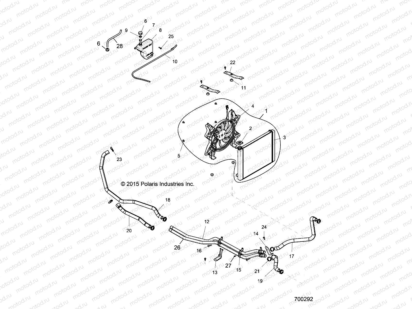 ENGINE | ENGINE, COOLING SYSTEM - Z18VDE99FK/S99CK/FK (700292)