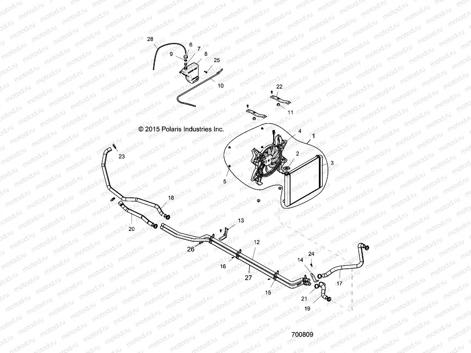 ENGINE | ENGINE, COOLING SYSTEM - Z18VFE99NK (700808)
