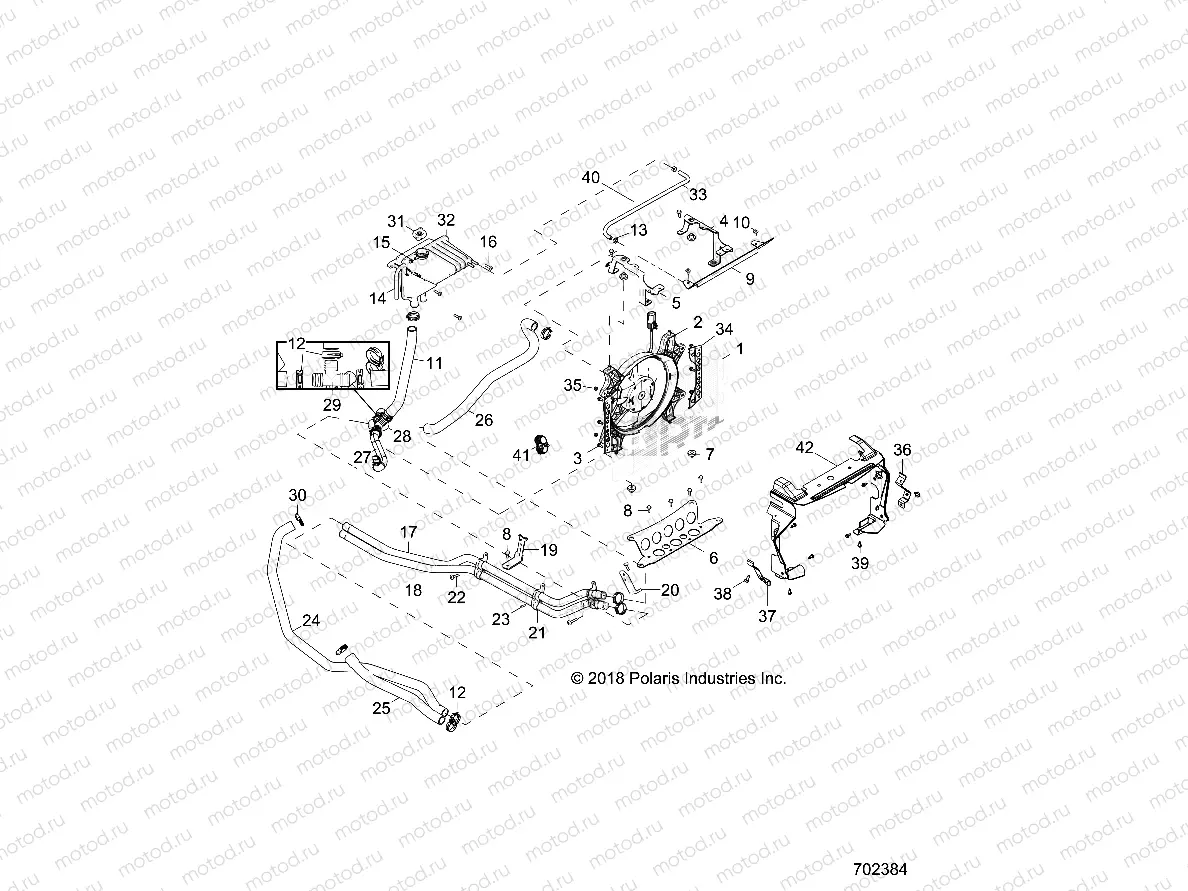 ENGINE | ENGINE, COOLING SYSTEM - Z20N4E92AL/AR/BL/BR (702384)
