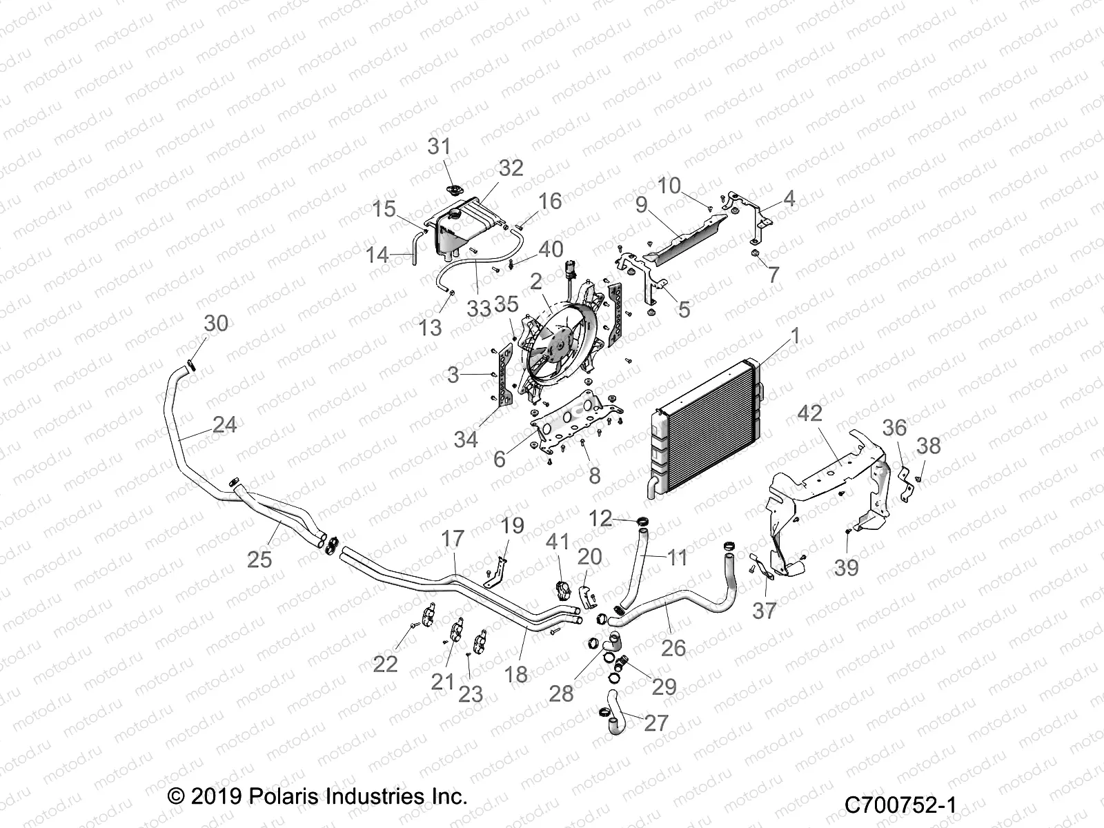ENGINE | ENGINE, COOLING SYSTEM - Z20PAE92AC/BC (C700752-1)