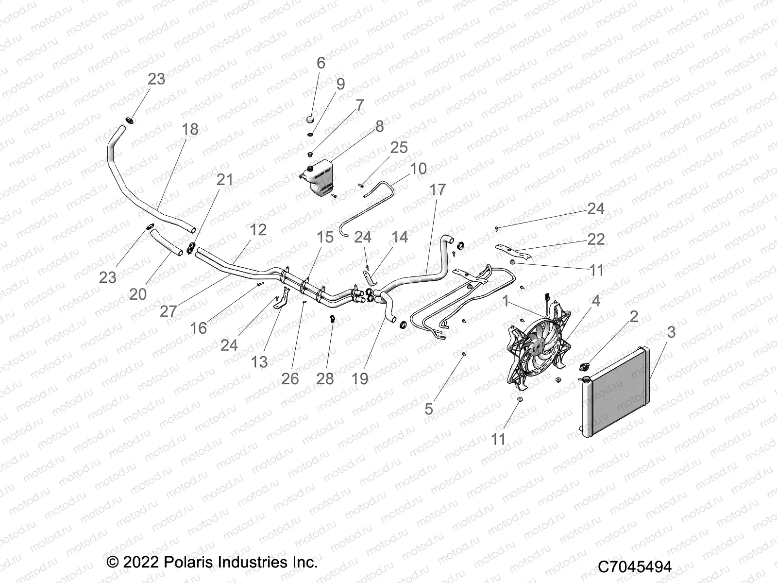 ENGINE | ENGINE, COOLING SYSTEM - Z22A5A87A2(C7045494)