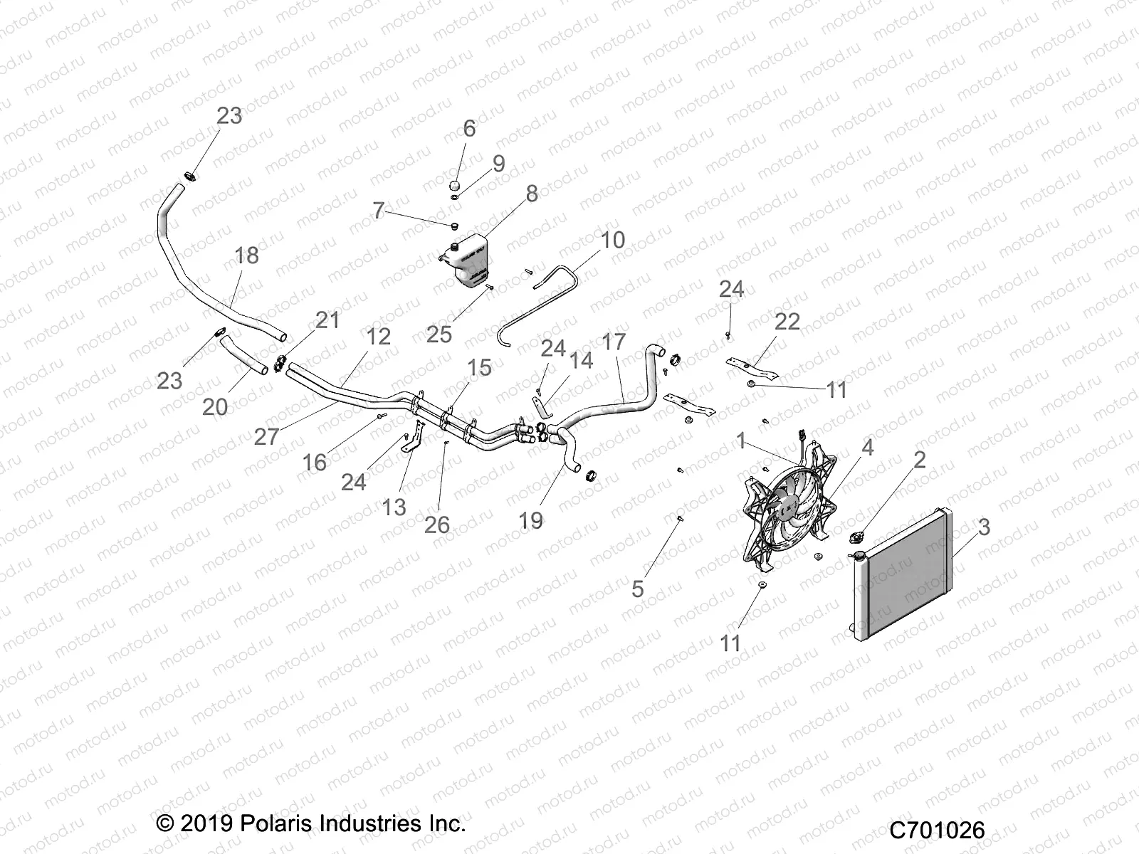 ENGINE | ENGINE, COOLING SYSTEM - Z22ASA87A2(C701026)