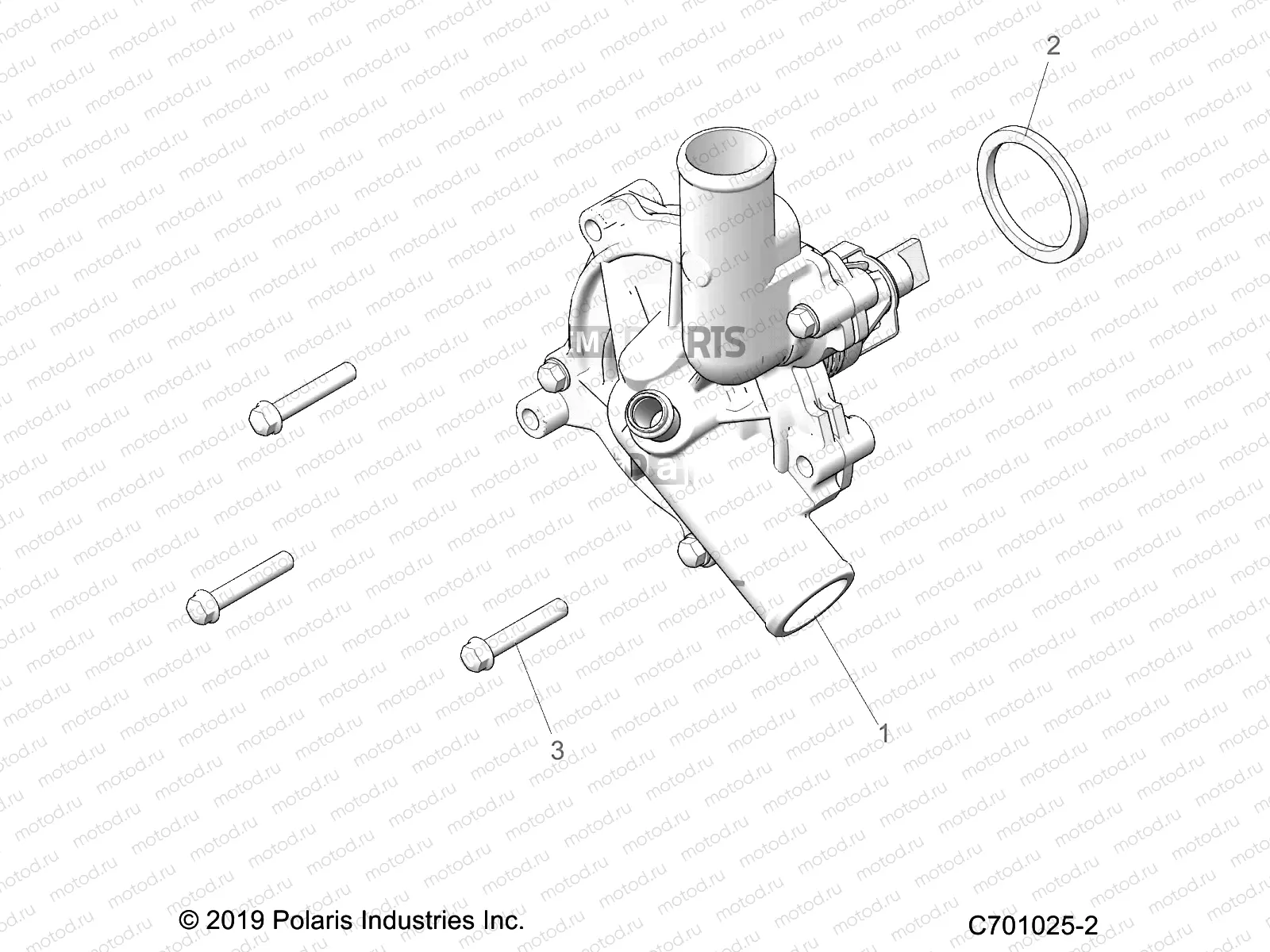 ENGINE | ENGINE, COOLING, WATERPUMP - Z22ASA87A2(C701025-2)