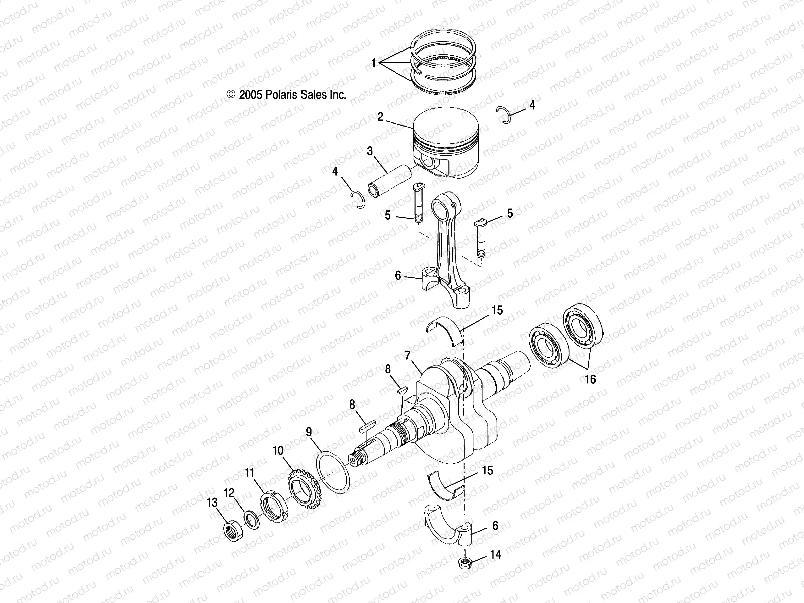 ENGINE | ENGINE, CRANKSHAFT and PISTON - A07CA32AA (4999202939920293C09)