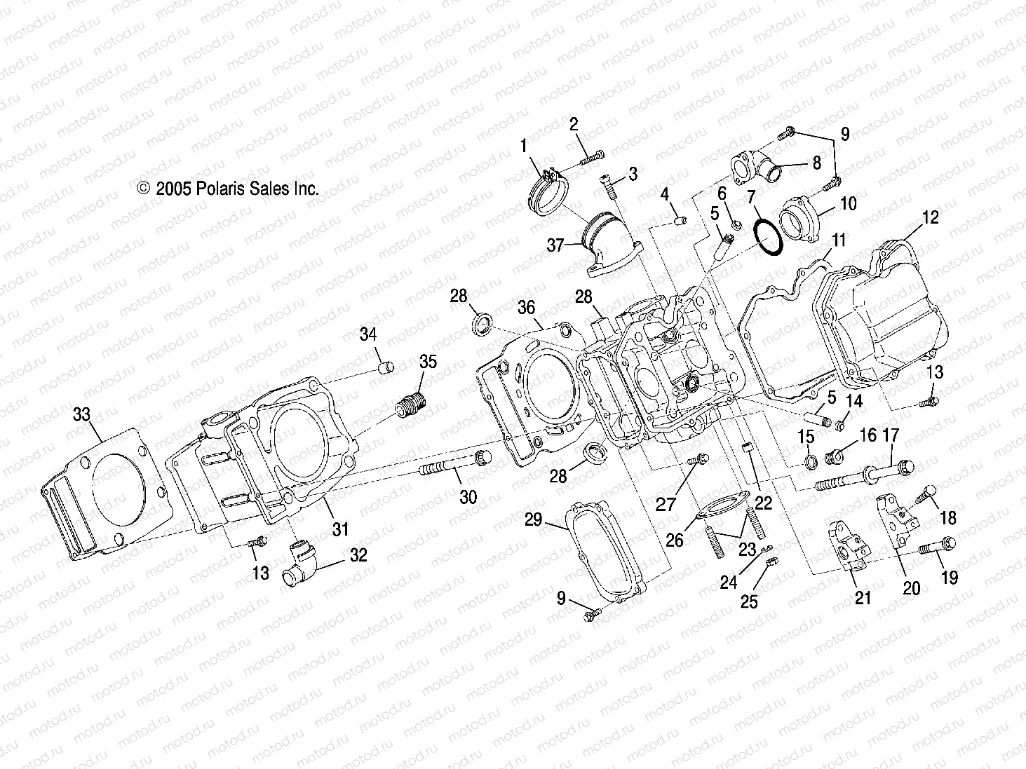 ENGINE | ENGINE, CYLINDER - A07CL50AA (4999201649920164D07)