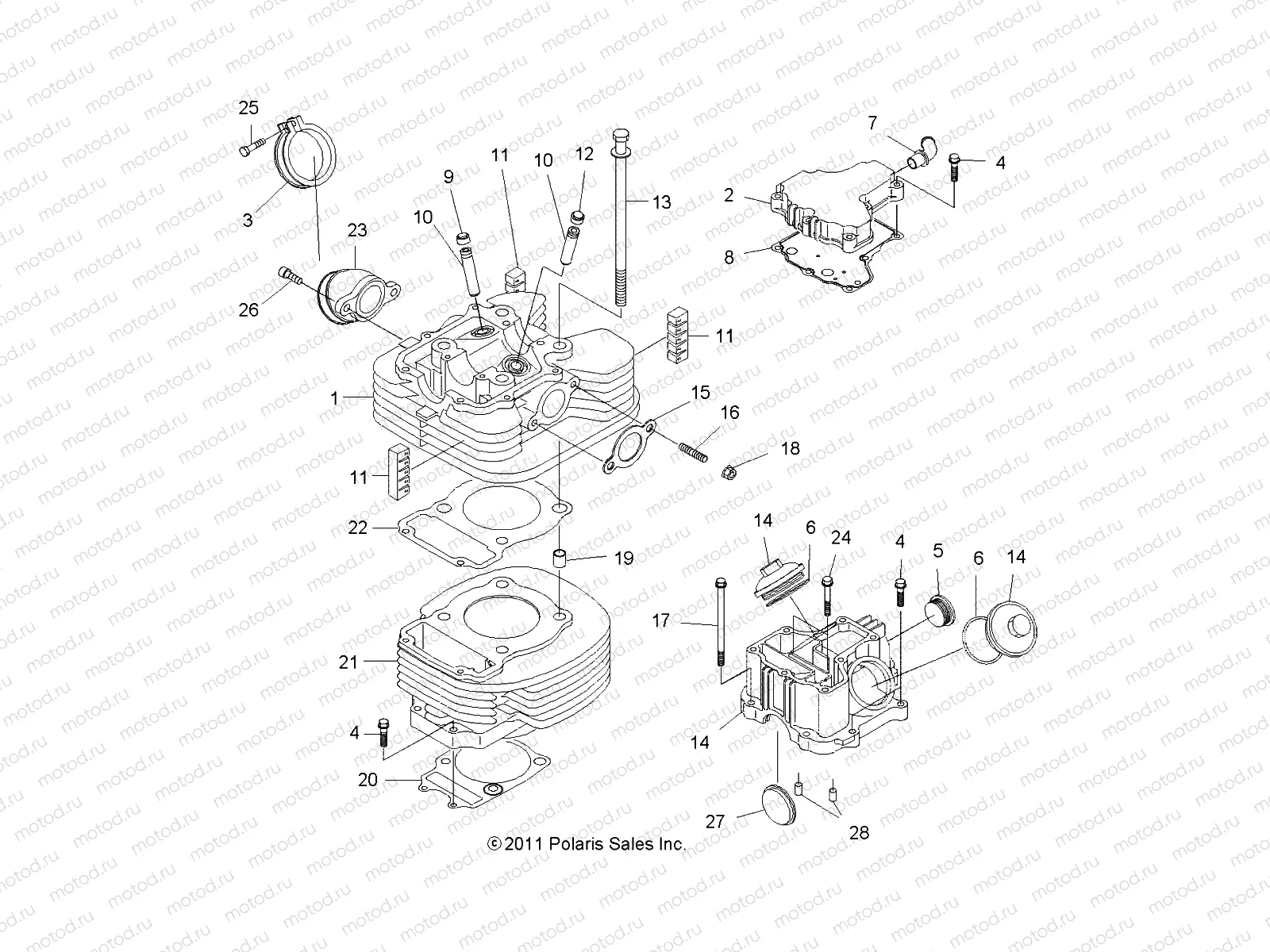 ENGINE | ENGINE, CYLINDER and HEAD - A13EA32AA (49ATVCYLINDER12TB)