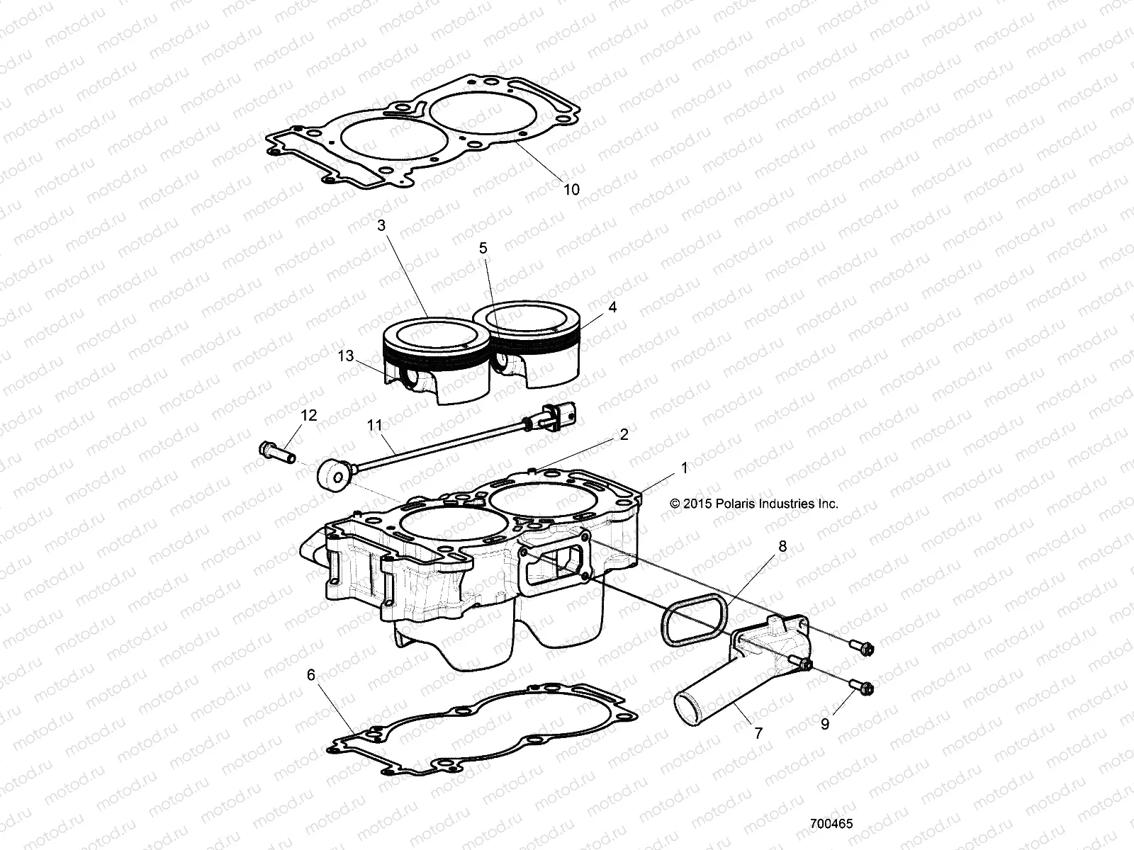 ENGINE | ENGINE, CYLINDER AND PISTON - Z17VDE92NG/NM/NK (700465)