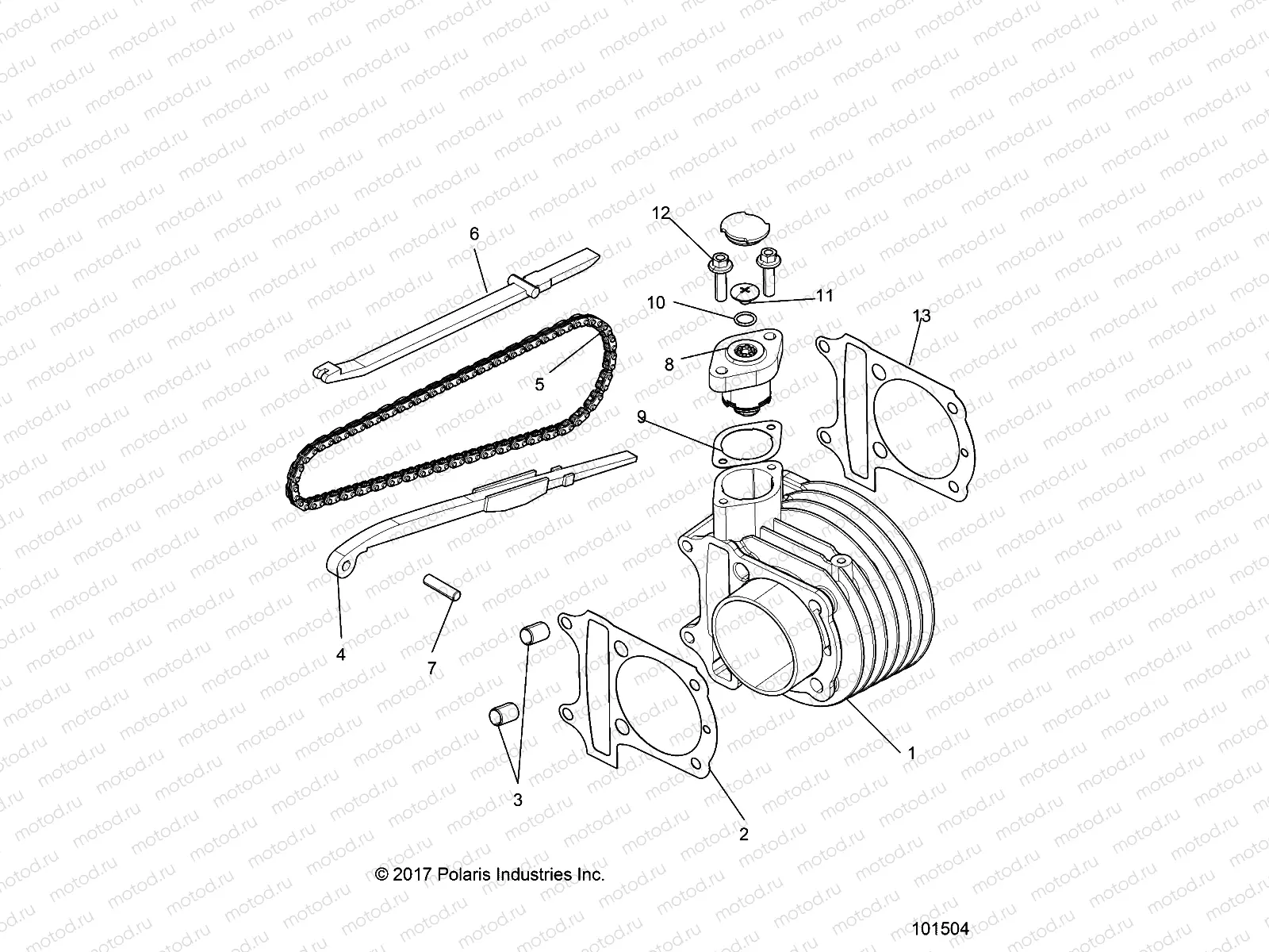 ENGINE | ENGINE, CYLINDER COMP - A19HAA15N7
