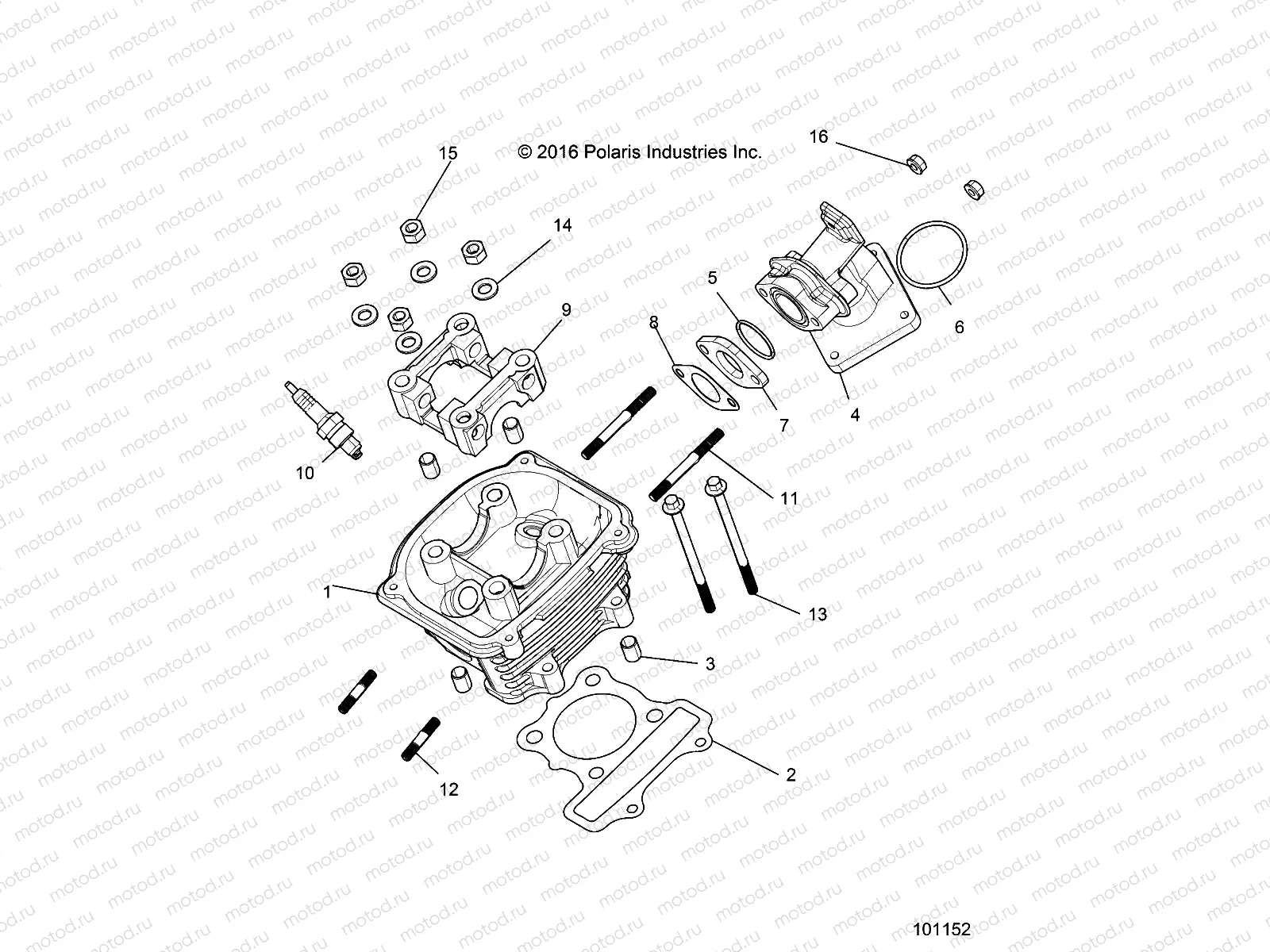 ENGINE | ENGINE, CYLINDER HEAD ASM. - A17HAA15N7