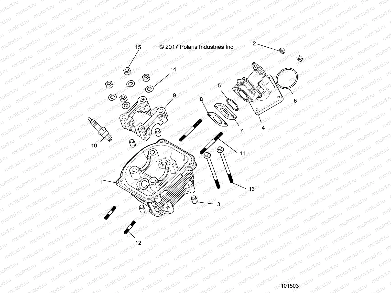 ENGINE | ENGINE, CYLINDER HEAD ASM. - A18HAA15B7/B2