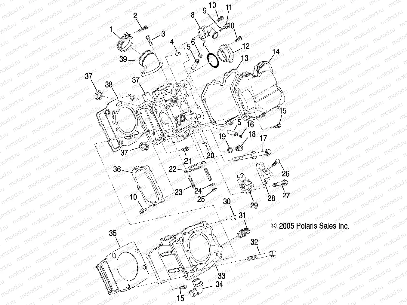 ENGINE | ENGINE, CYLINDER - R07RB50AA/RH50AA (4999202119920211D10)