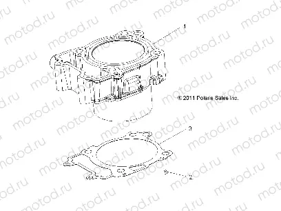 ENGINE | ENGINE, CYLINDER - R22M4U57B5 (49RGRCYLINDER12RZR570)
