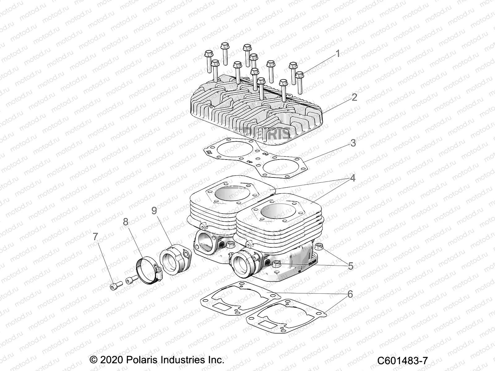 ENGINE | ENGINE, CYLINDER - S22CED5TSL/TSU (C601483-7)