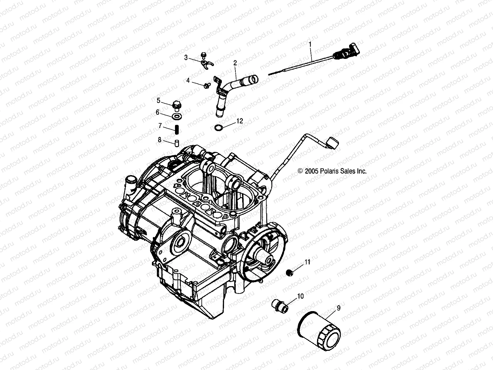 ENGINE | ENGINE, DIPSTICK and OIL FILTER - A07TH76AU/TN76AF/AL/AU (4999200299920029D11)
