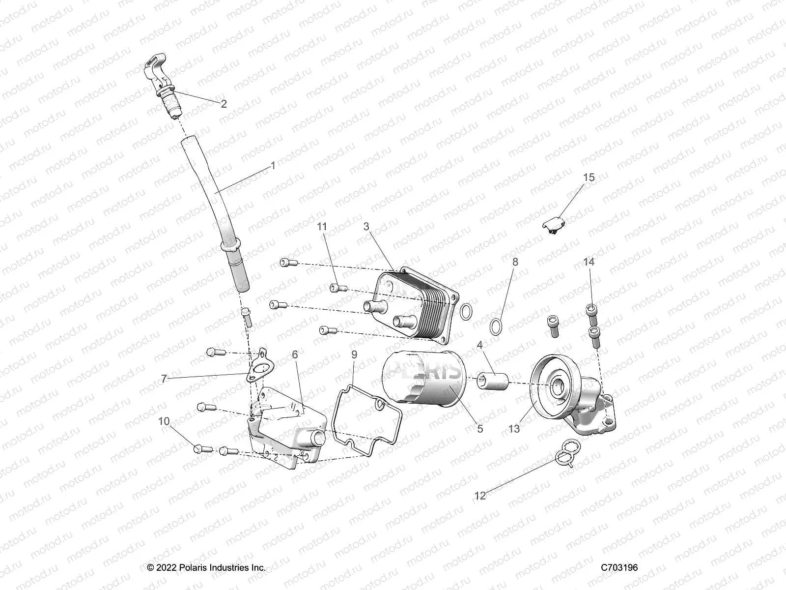 ENGINE | ENGINE, DIPSTICK AND OIL FILTER - Z23NAE99A/99B (C703196)