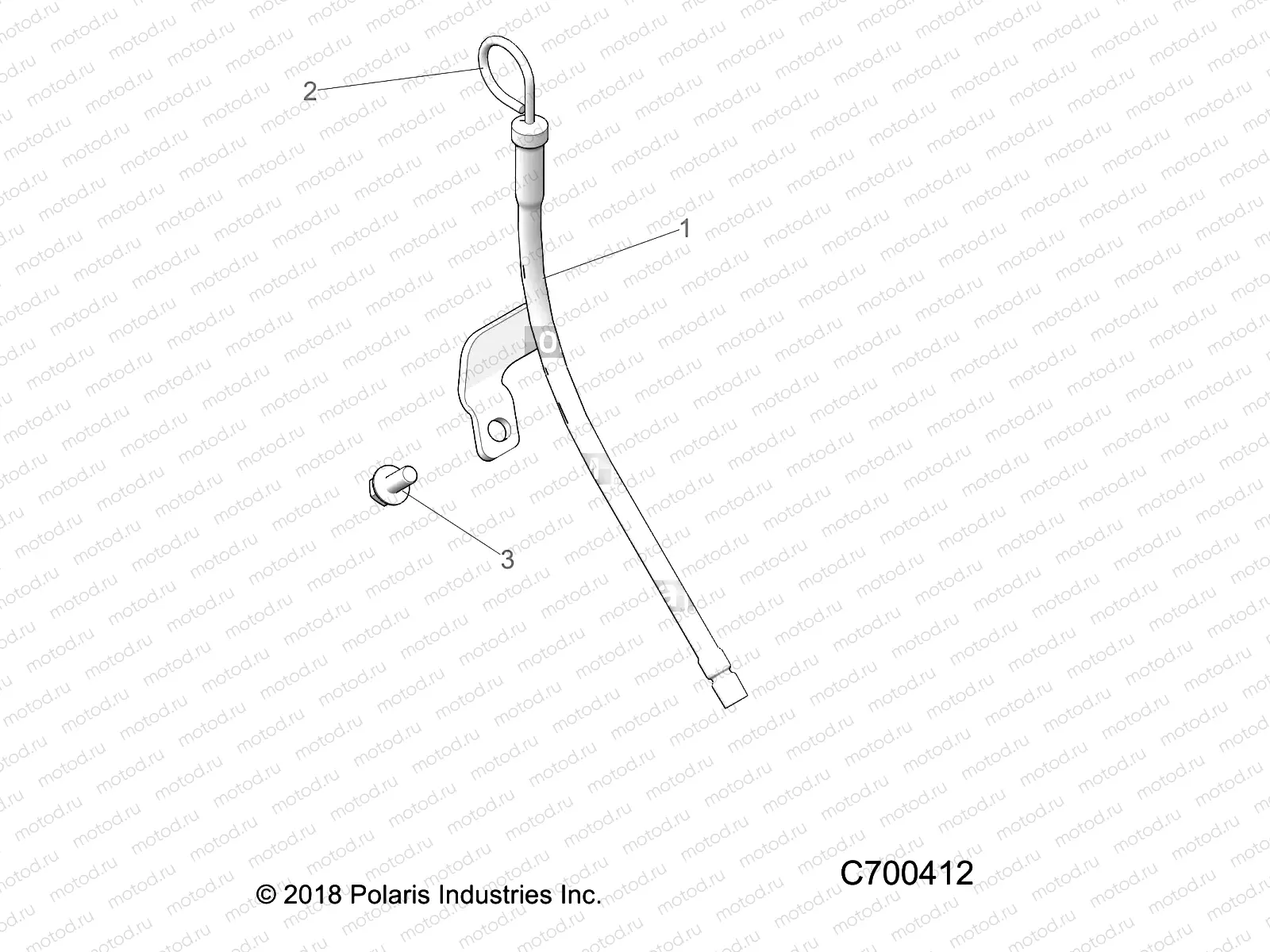 ENGINE | ENGINE, DIPSTICK - R20RRED4J1 (C700412)