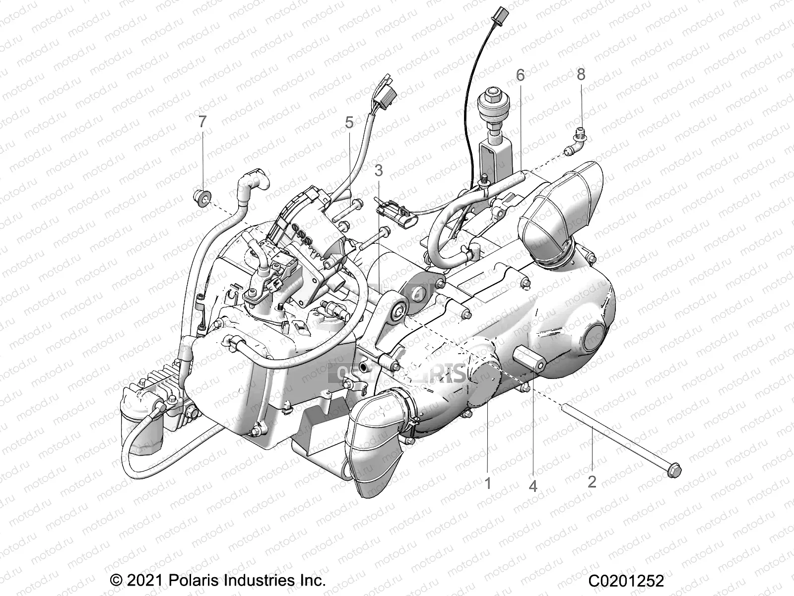 ENGINE | ENGINE, ENGINE and TRANSMISSION MOUNTING - A22HZB15D1/D2 (C0201252)