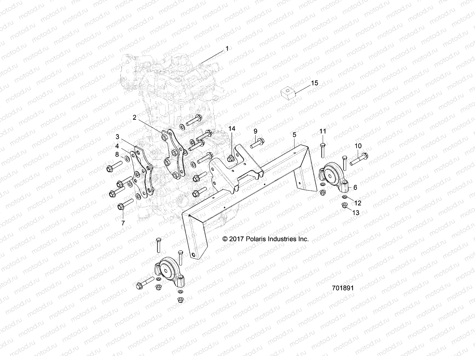 ENGINE | ENGINE, ENGINE MOUNTING - Z18VHA57B2 (701891)