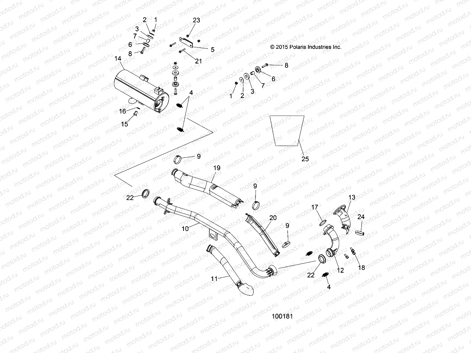 ENGINE | ENGINE, EXHAUST - A16SEH57A7