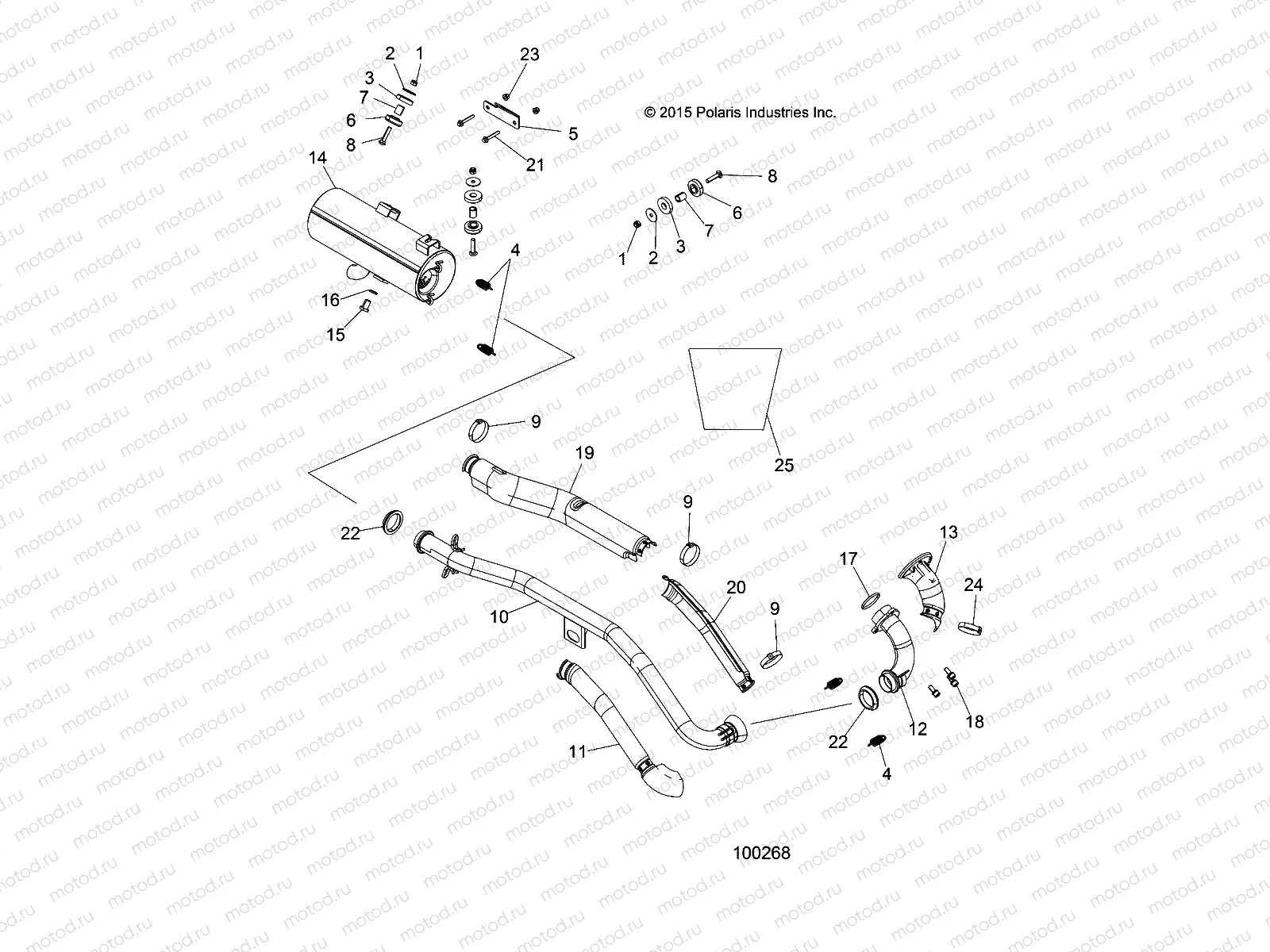 ENGINE | ENGINE, EXHAUST - A16SES57F1/F2/SBT57F1