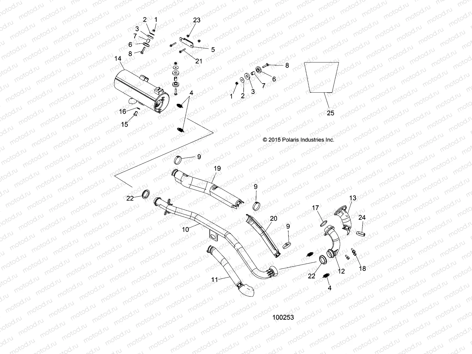ENGINE | ENGINE, EXHAUST - A16SHE57NM