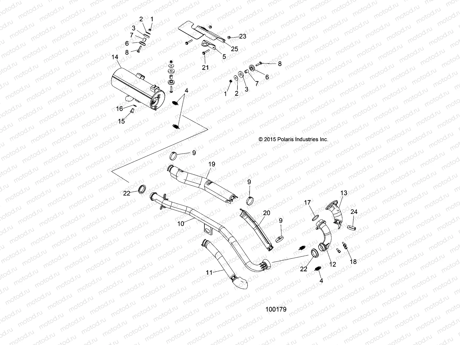 ENGINE | ENGINE, EXHAUST - A16SUH57N6