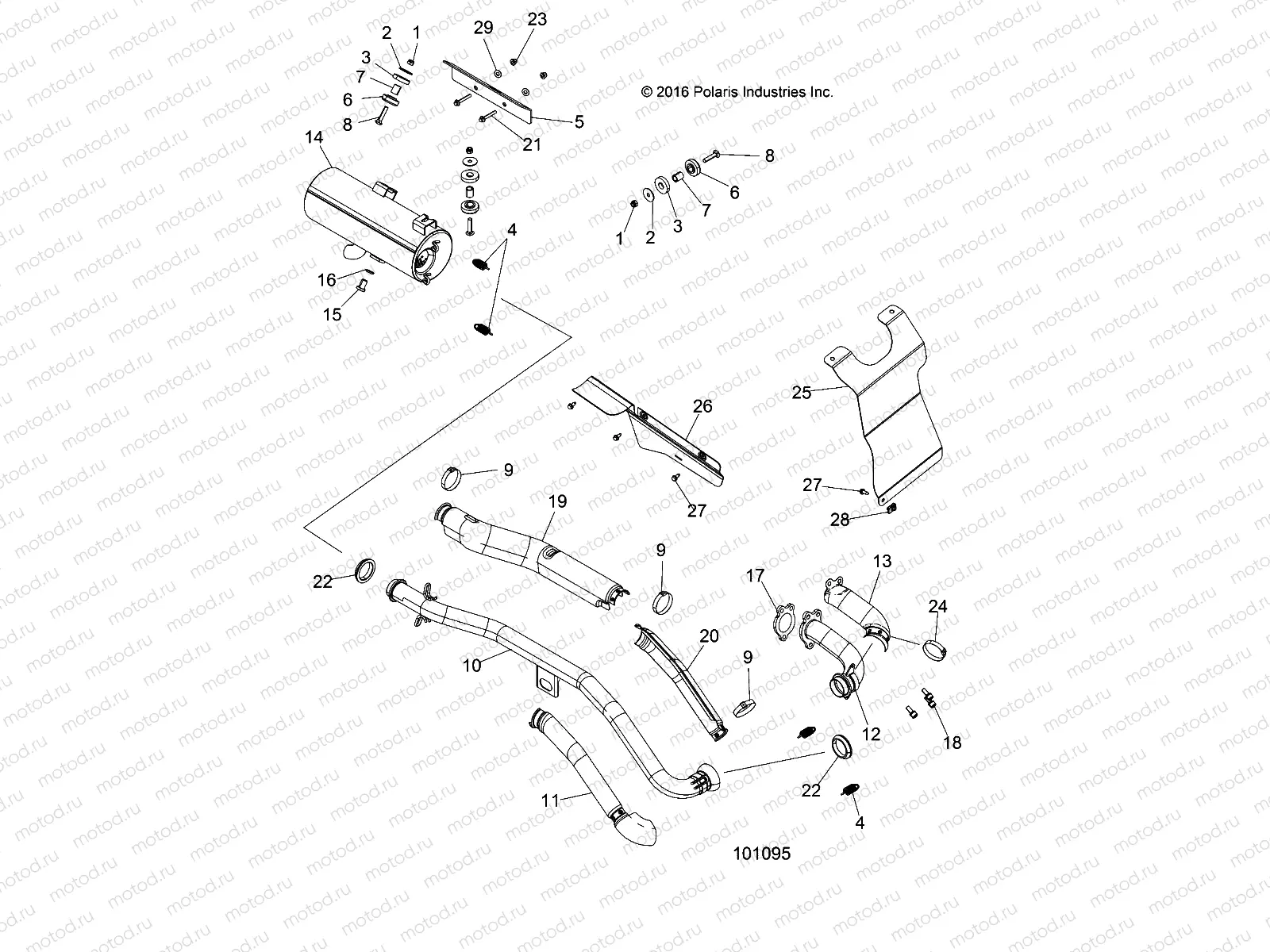 ENGINE | ENGINE, EXHAUST - A17SEA50A1/A5/SEE50A1/SEG50A4