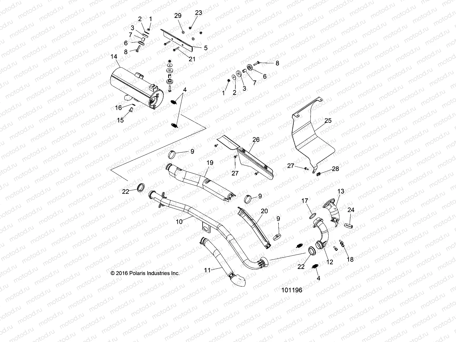 ENGINE | ENGINE, EXHAUST - A17SJE57AU