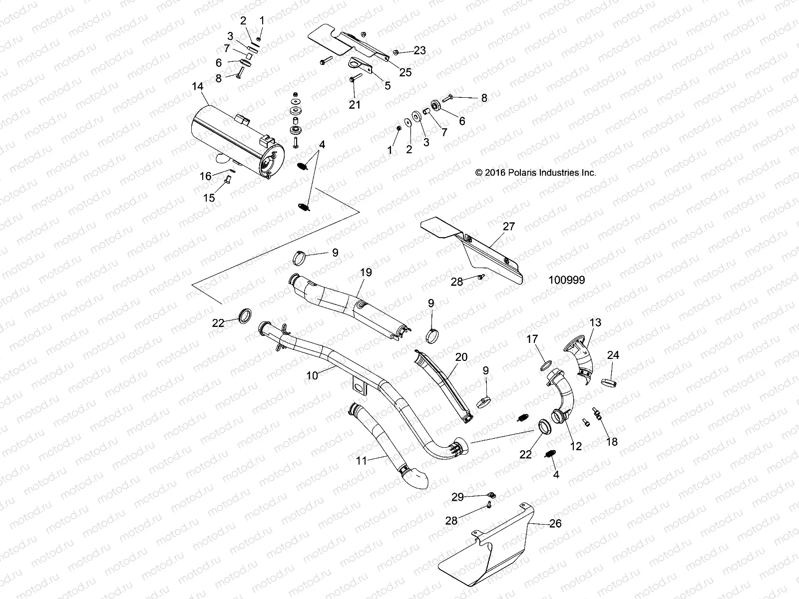 ENGINE | ENGINE, EXHAUST - A17SWS57C1/C2/E1/E2